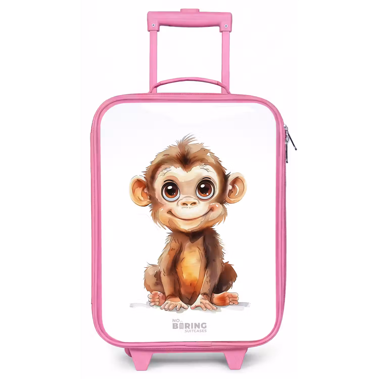 Baby aap Kinderkoffer - Roze klein -zz3dotto