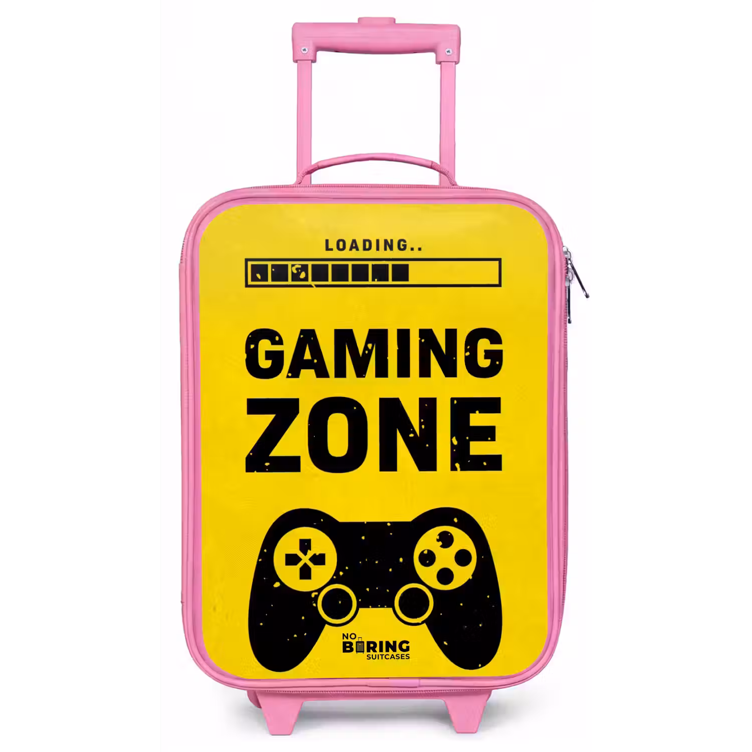 Zwart-geel met gaming zone Kinderkoffer - Roze klein -zz3dotto