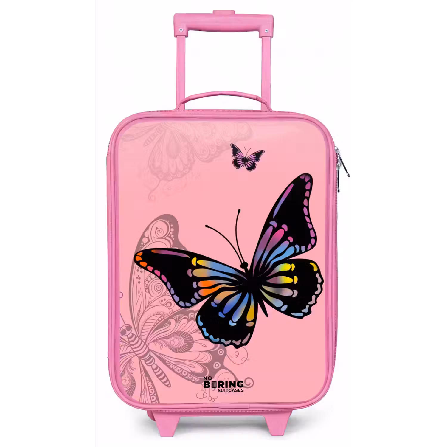 Bubblegum butterfly Kinderkoffer - Roze klein -zz3dotto