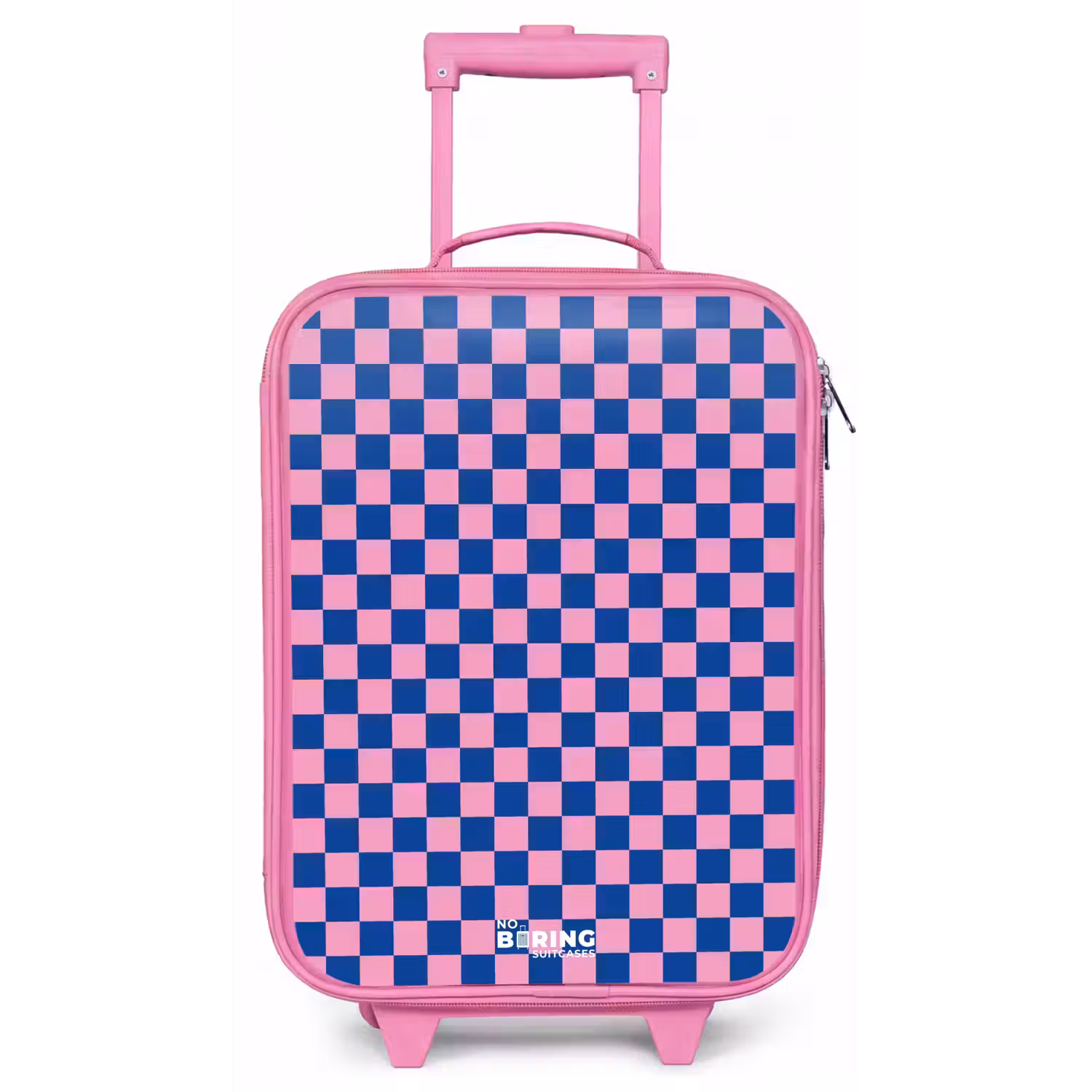 Blokjes - Blauw - Roze Kinderkoffer - Roze klein -zz3dotto