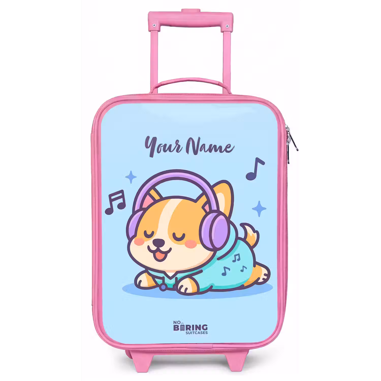 Kawai - Hond - Muziek Kinderkoffer - Roze klein -zz3dotto