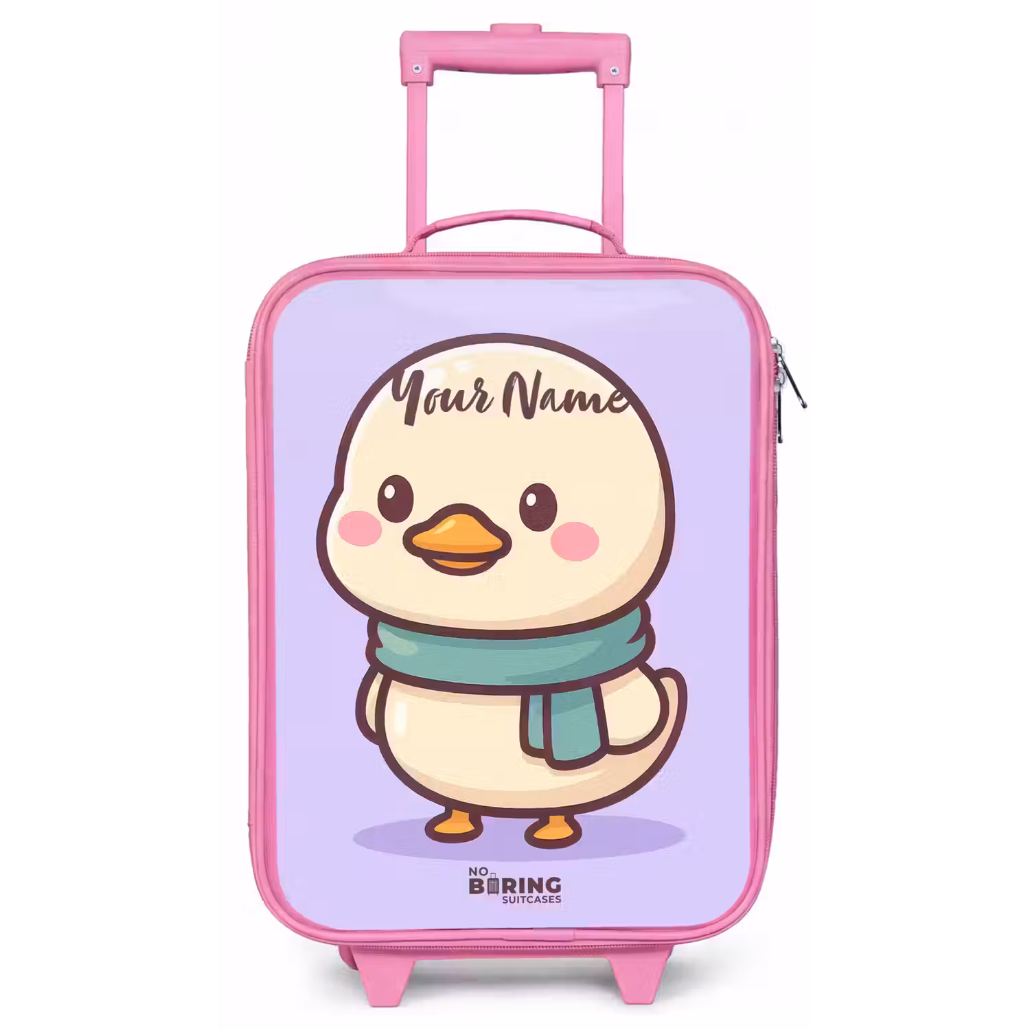 Kawai - Eend - Sjaal Kinderkoffer - Roze klein -zz3dotto