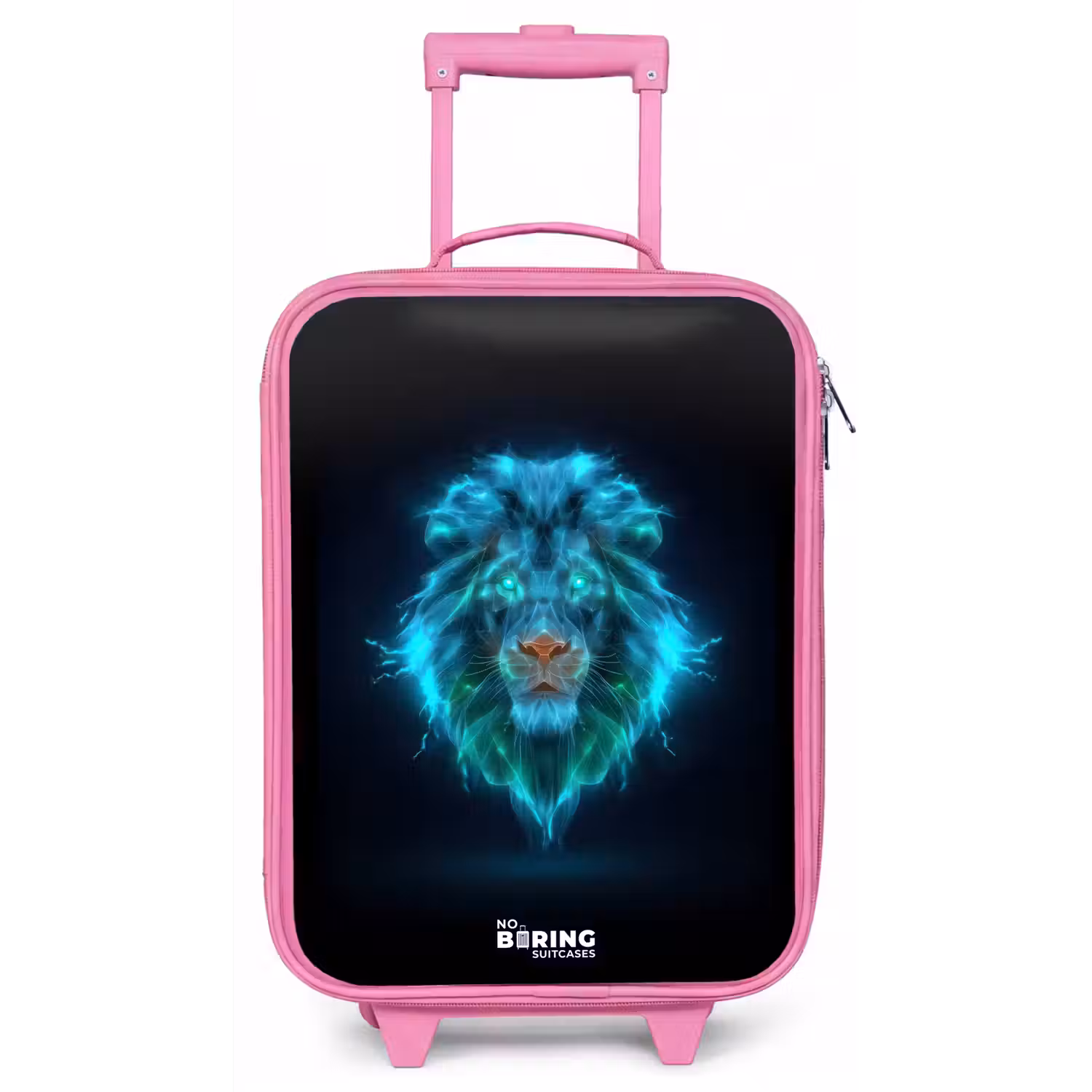 Lichtgevende leeuw Kinderkoffer - Roze klein -zz3dotto