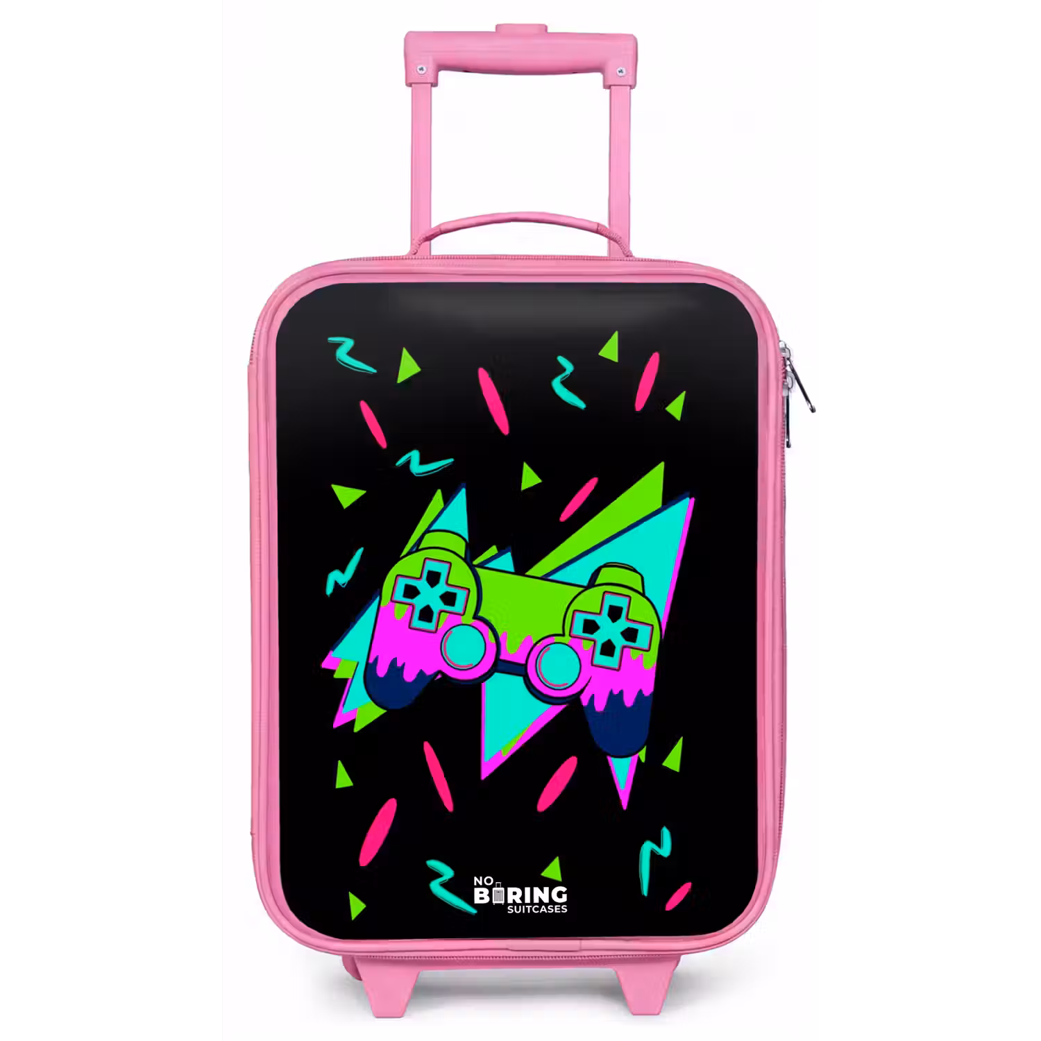 Neon controller op zwart Kinderkoffer - Roze klein -zz3dotto