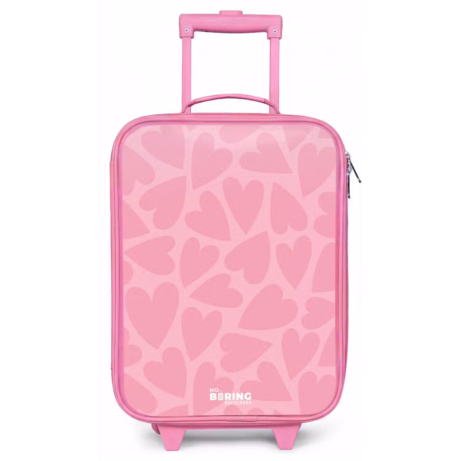 Roze hartjes patroon Kinderkoffer - Roze klein -zz3dotto