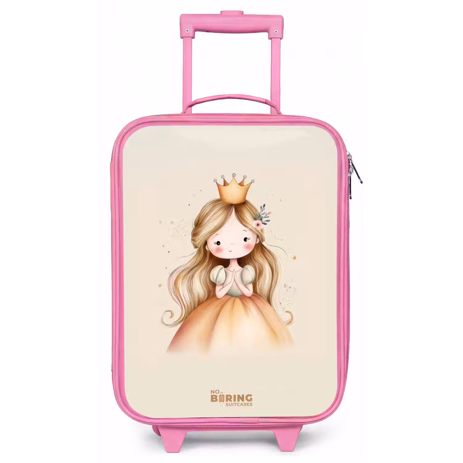 Prinses in gouden tinten Kinderkoffer - Roze klein -zz3dotto
