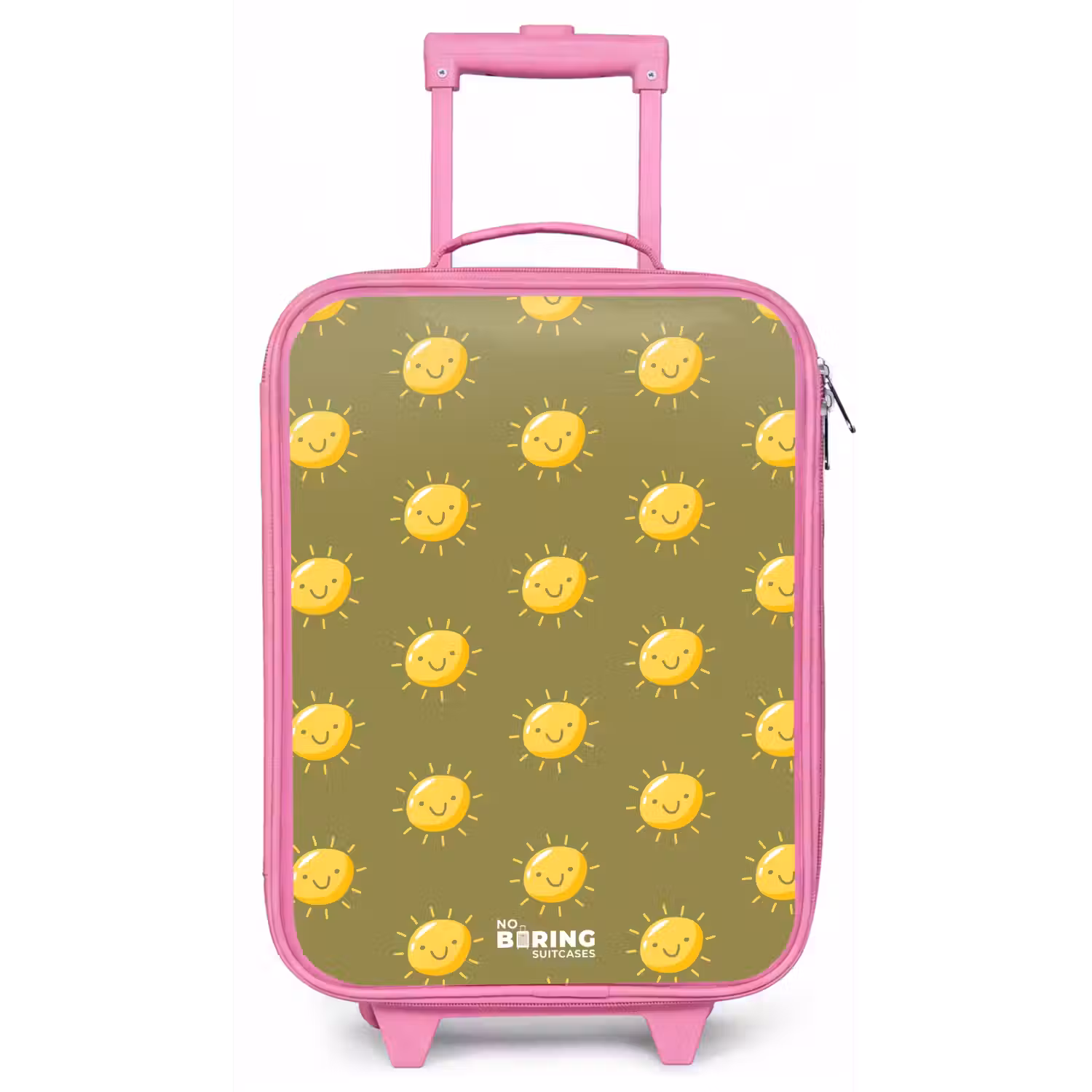 Sunny situation olijf Kinderkoffer - Roze klein -zz3dotto