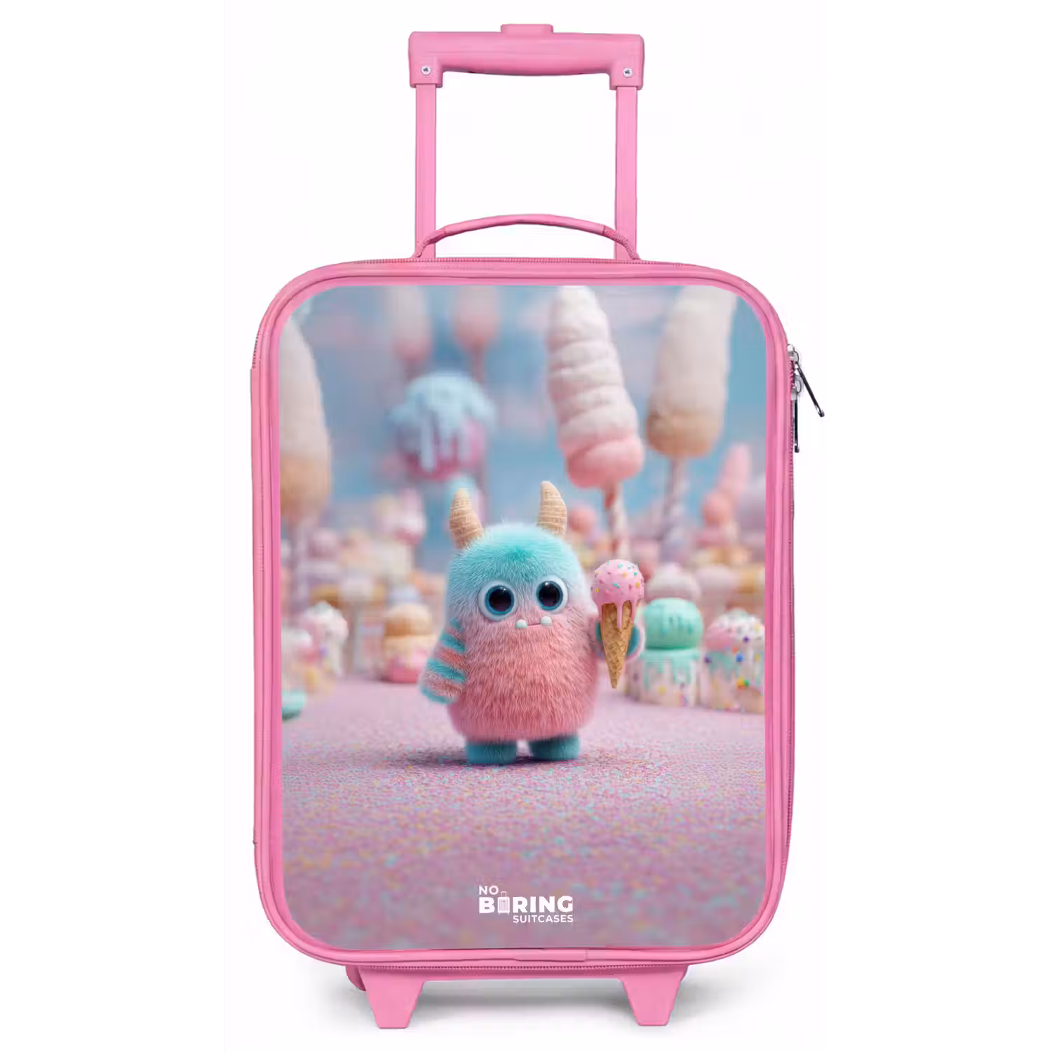 Zoet Monstersnoep Avontuur Kinderkoffer - Roze klein -zz3dotto