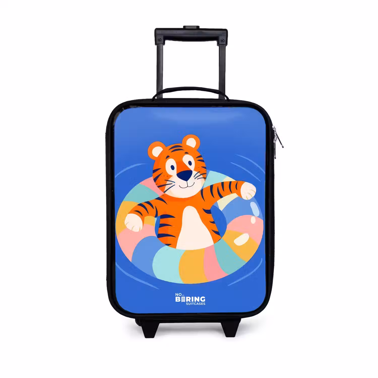 Tijger - Zwemband - Water Kinderkoffer - Zwart klein -3d