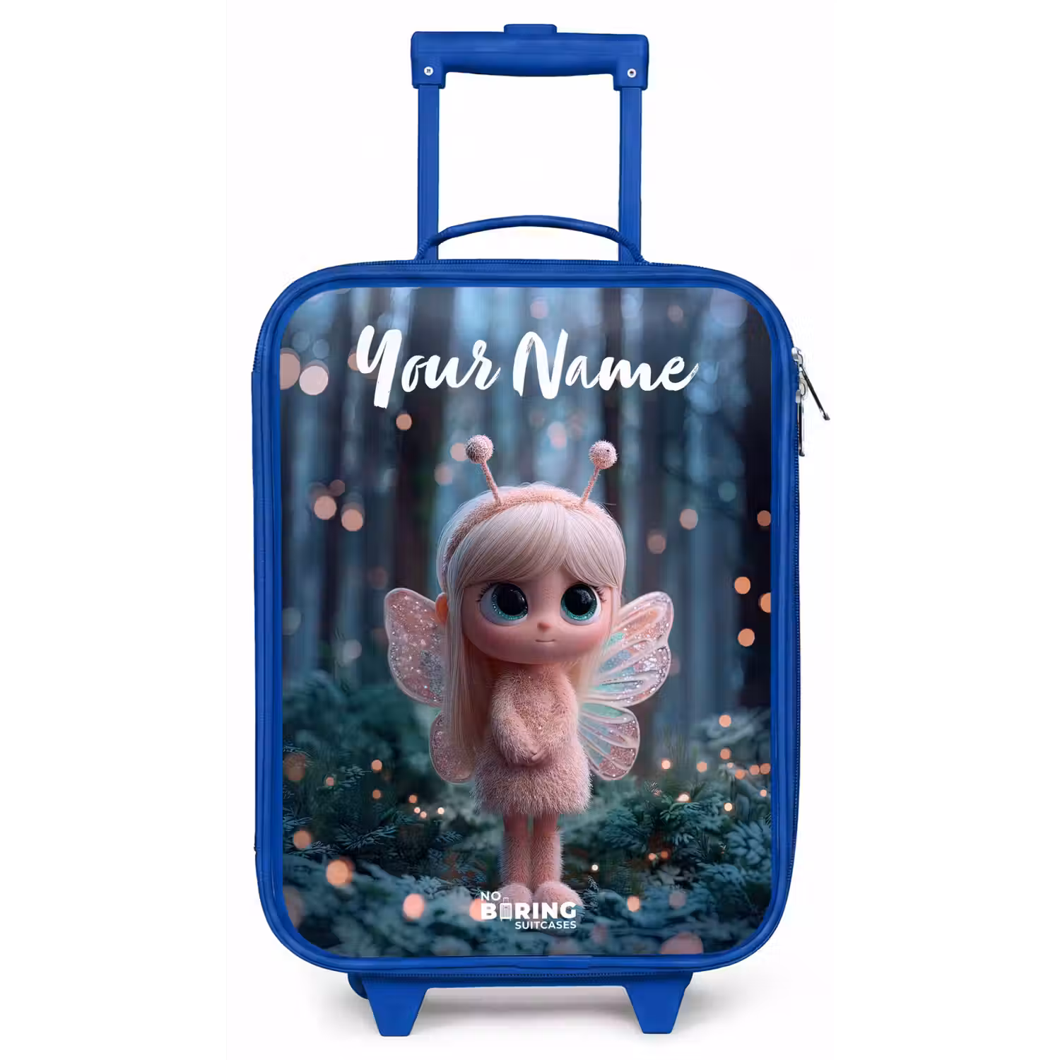 Fairy - Bos - Glitters Kinderkoffer - Blauw klein -zz3dotto