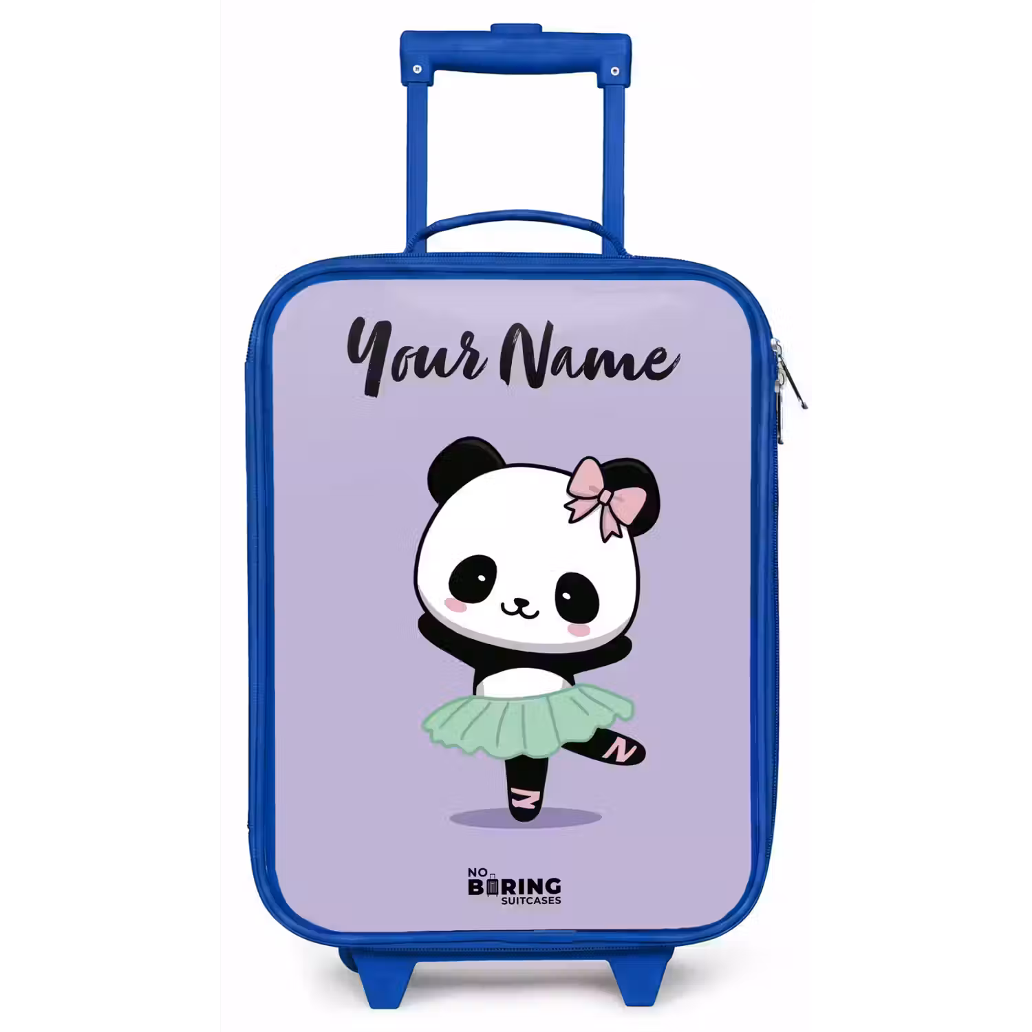 Kawai - Ballet - Panda Kinderkoffer - Blauw klein -zz3dotto
