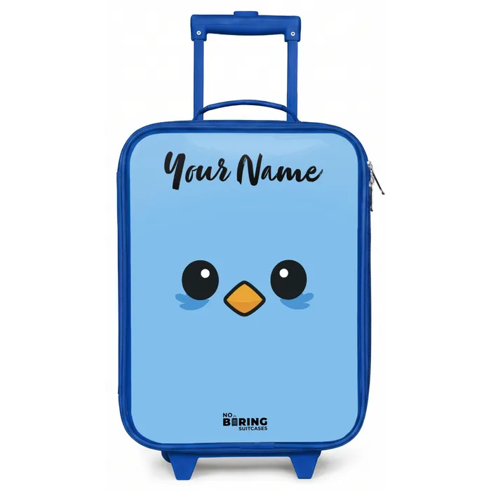 Kawai - Vogel - Blauw Kinderkoffer - Blauw klein -zz3dotto