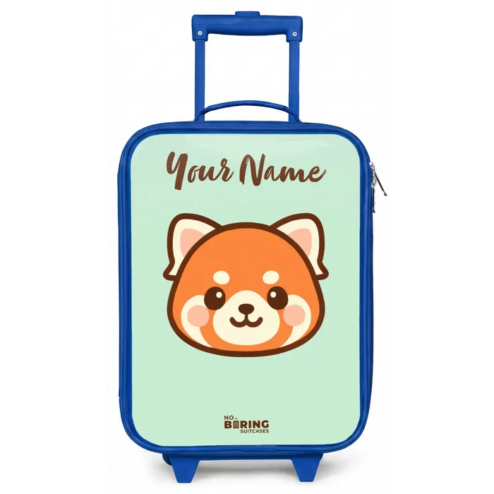 Kawai - Rode panda - Groen Kinderkoffer - Blauw klein -zz3dotto