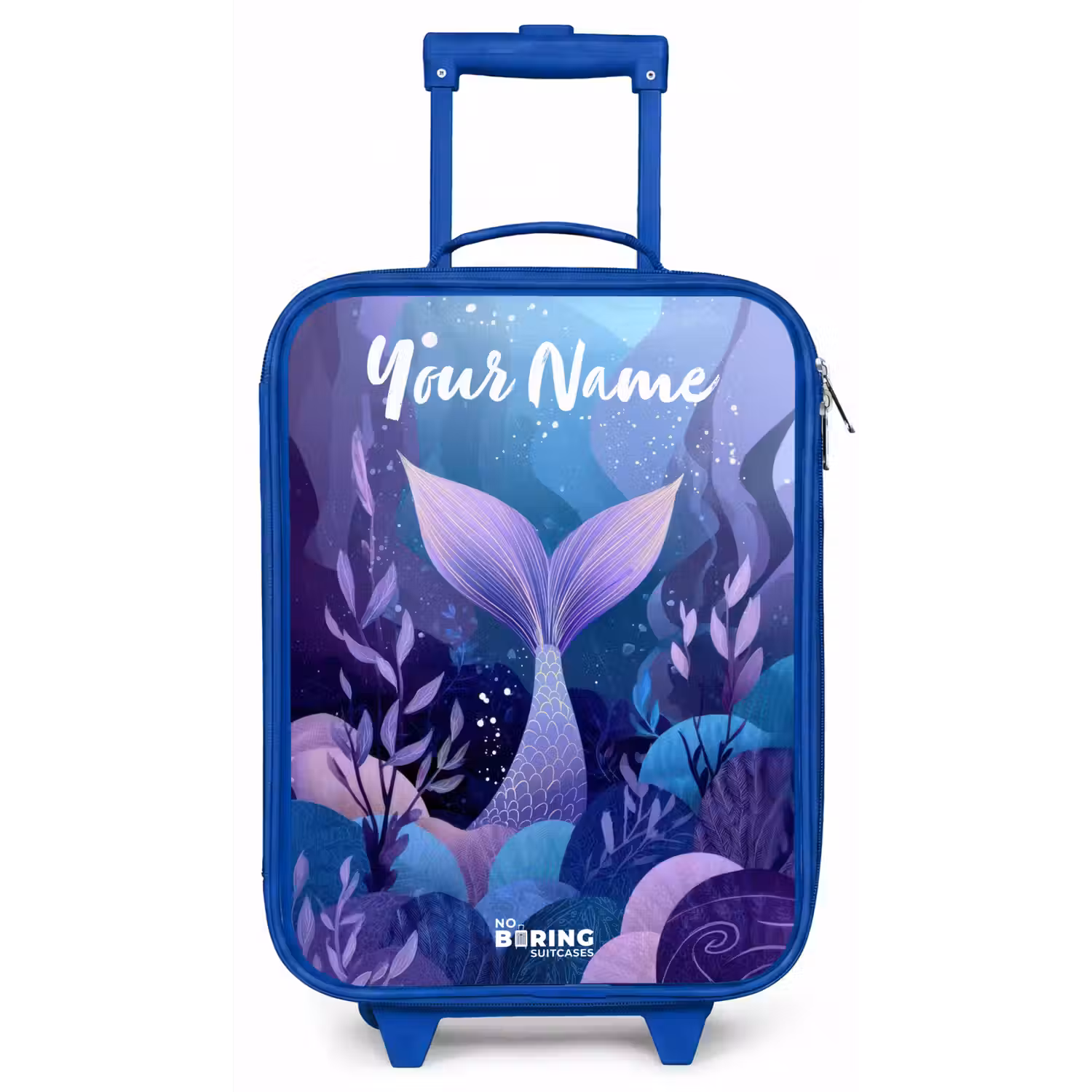 Zeemeermin - Onderwater - Paars - Blauw Kinderkoffer - Blauw klein -zz3dotto
