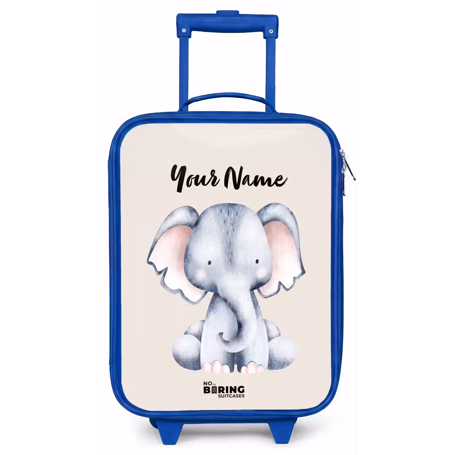Oane Olifant Kinderkoffer - Blauw klein -zz3dotto