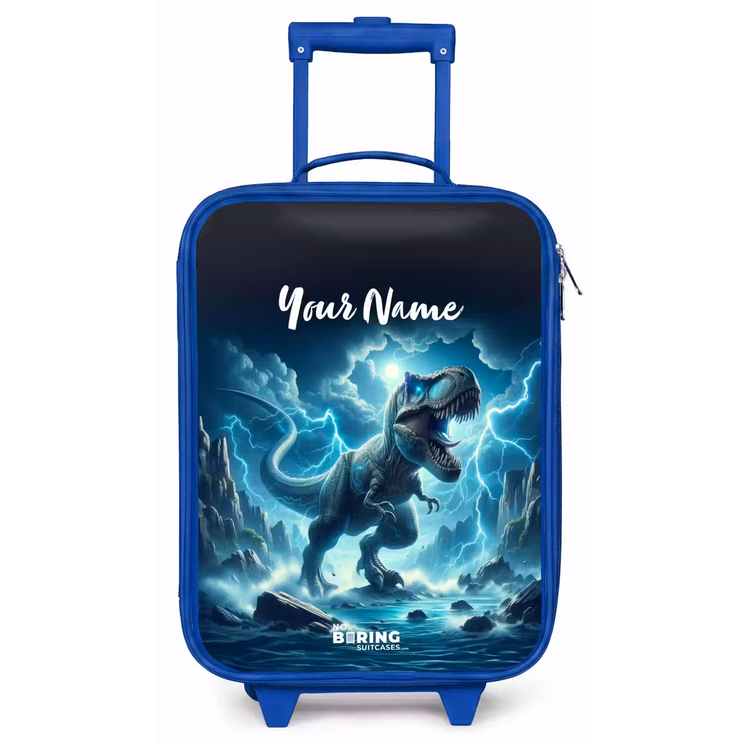 Donderslagdino Kinderkoffer - Blauw klein -zz3dotto