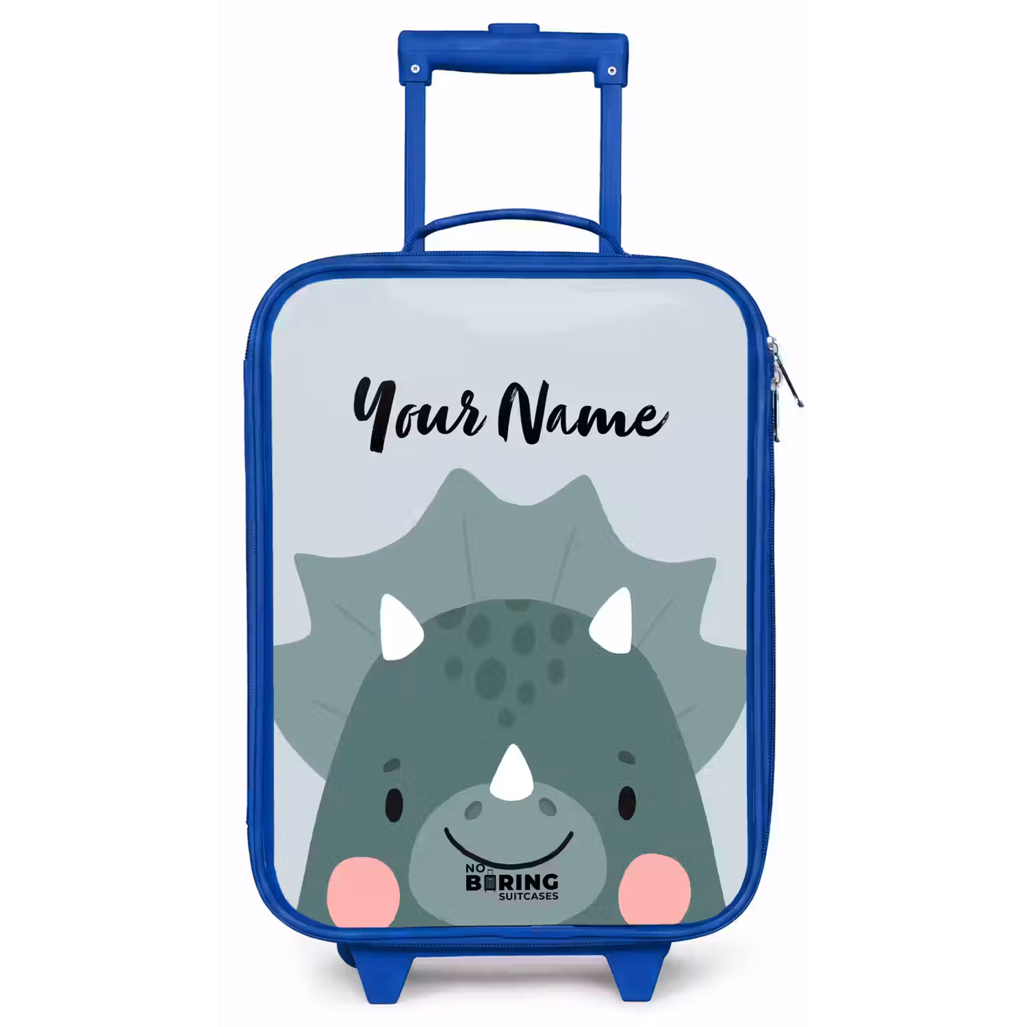 Tigo triceratops Kinderkoffer - Blauw klein -zz3dotto