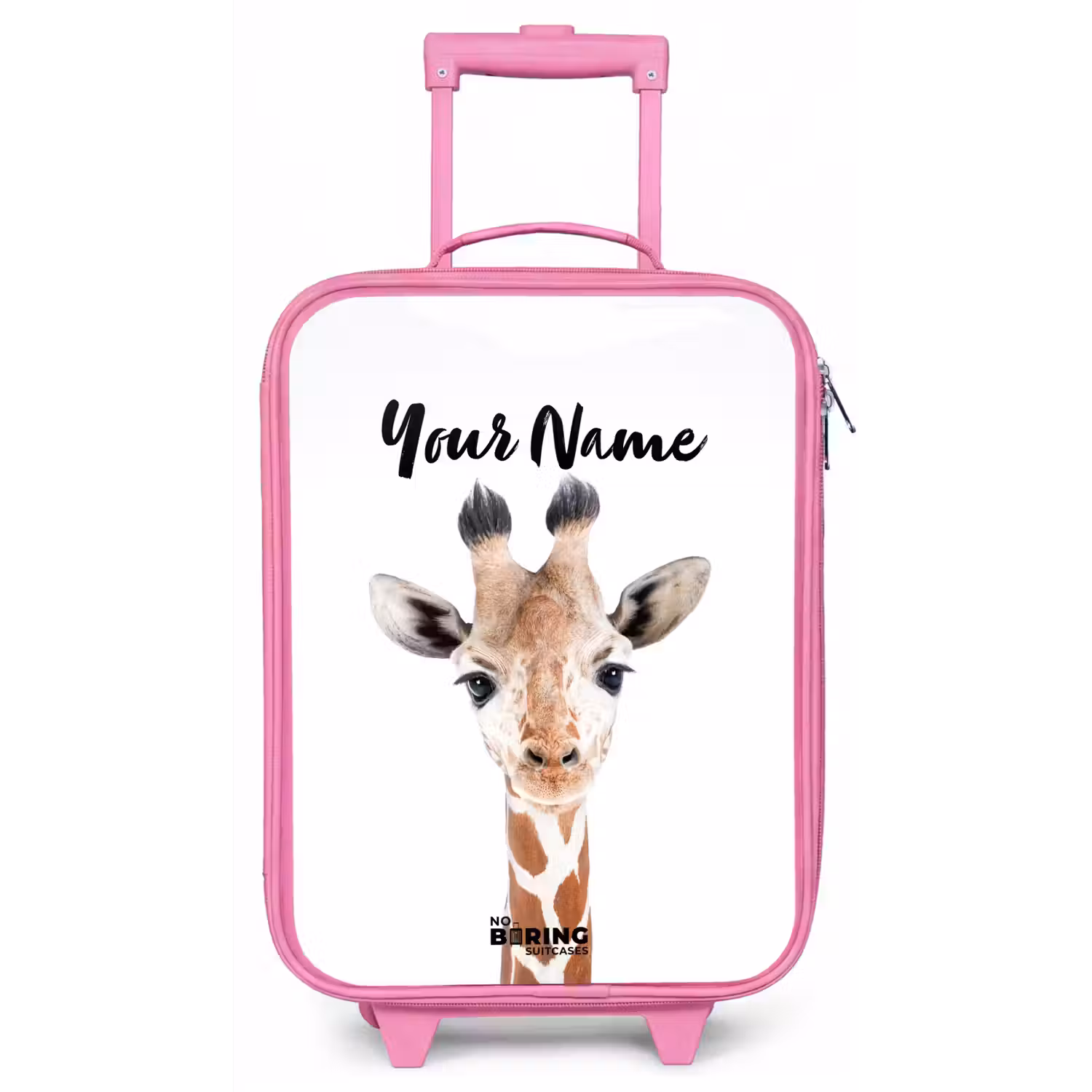 Gerrie Giraffe Kinderkoffer - Roze klein -zz3dotto