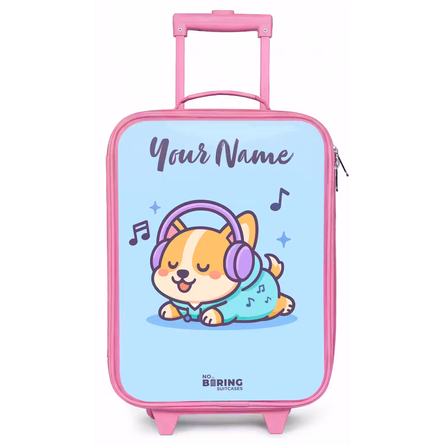 Kawai - Hond - Muziek Kinderkoffer - Roze klein -zz3dotto