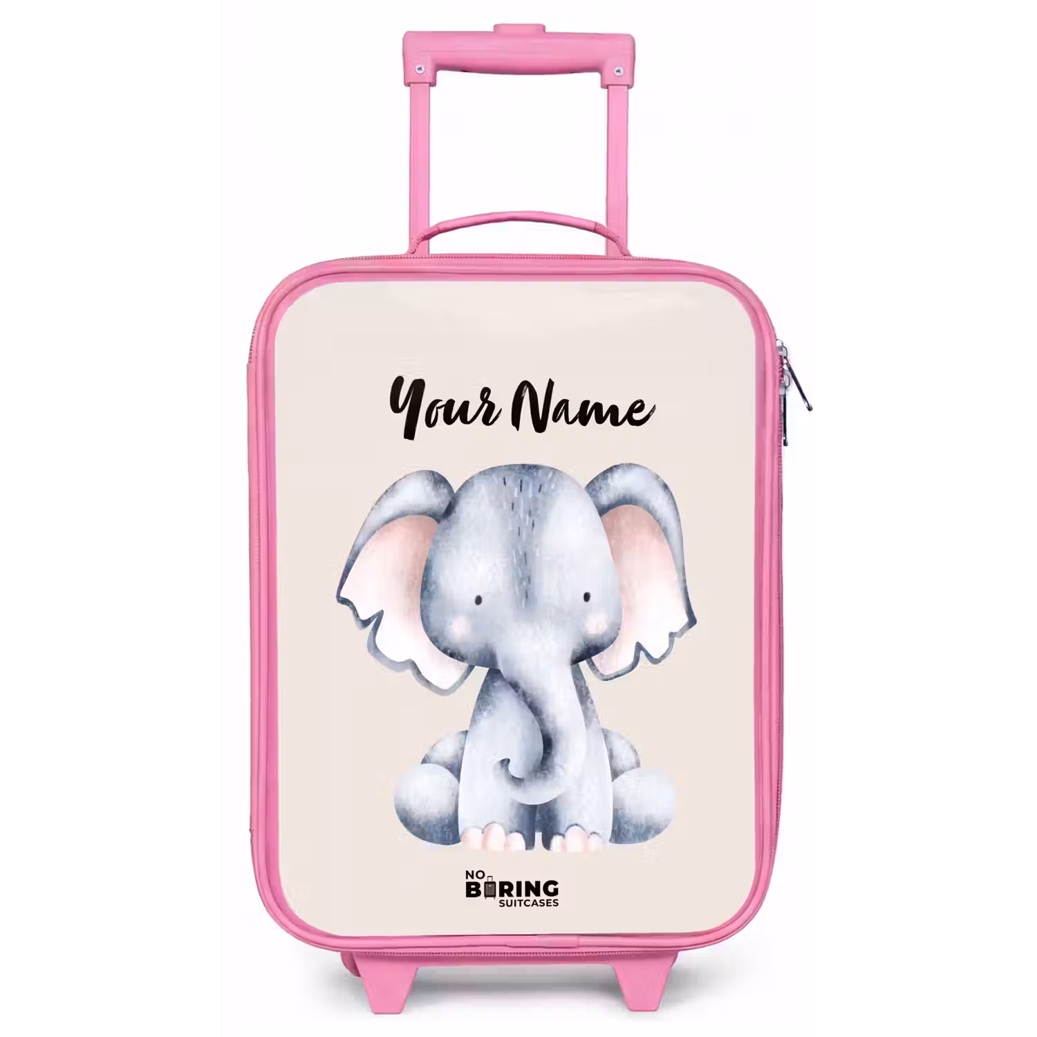 Oane Olifant Kinderkoffer - Roze klein -zz3dotto