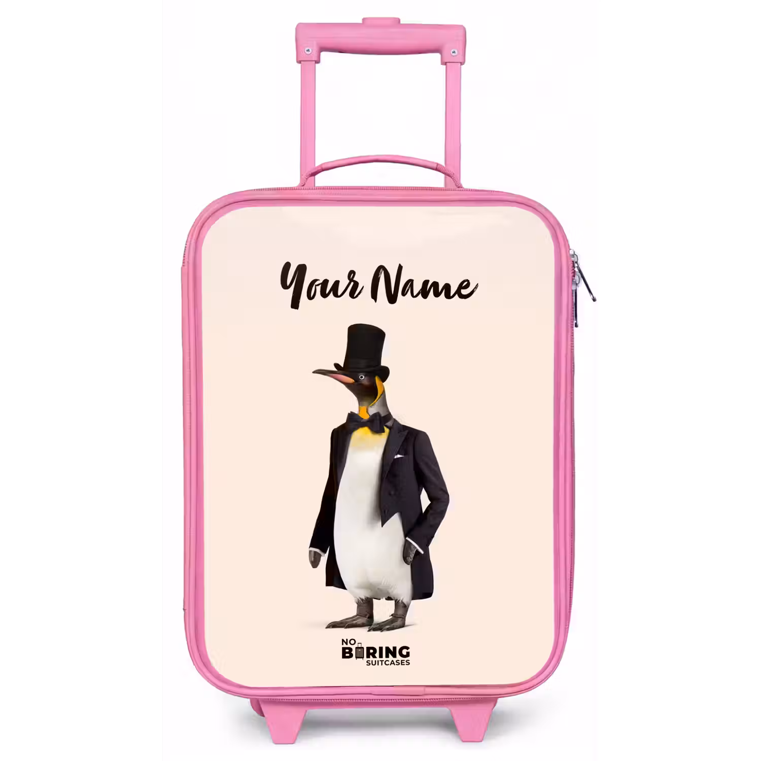 Pinguin in Pak Kinderkoffer - Roze klein -zz3dotto