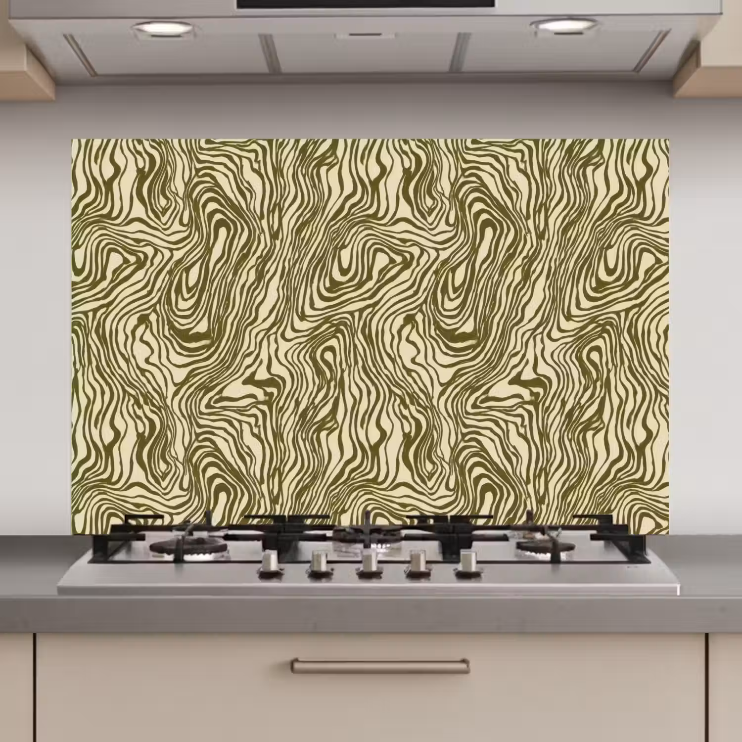 Abstract - Marmer - Groen keuken achterwand spatscherm klein 900 -3d_website