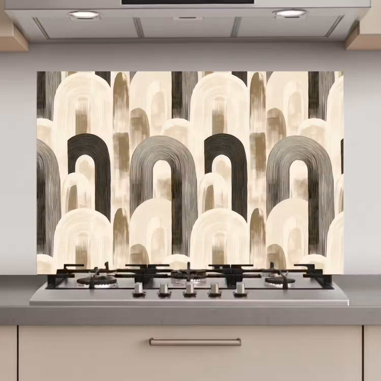 Abstract - Patroon - Bogen keuken achterwand spatscherm klein 900 -3d_website