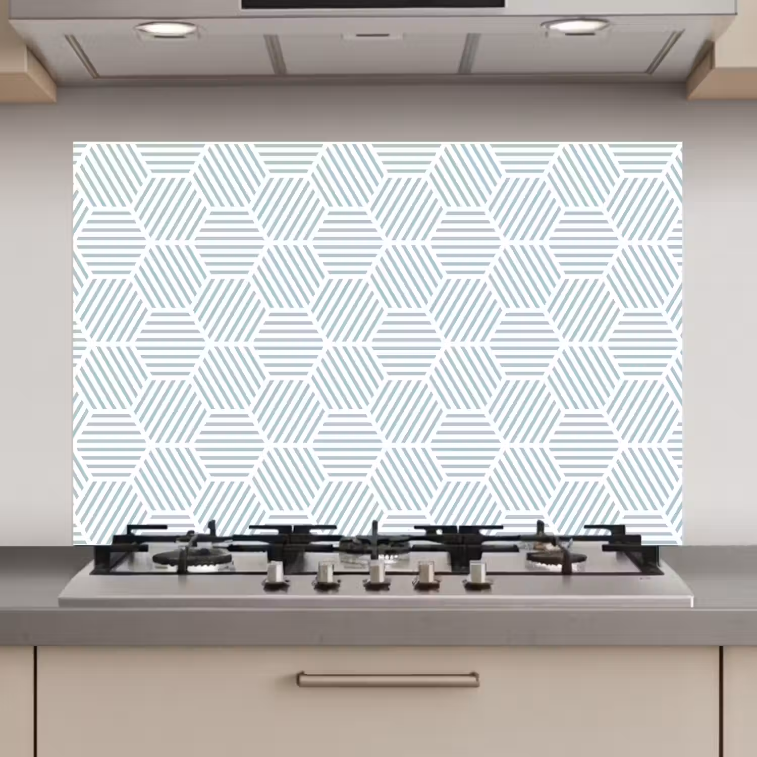 Abstract - Patronen - Design keuken achterwand spatscherm klein 900 -3d_website