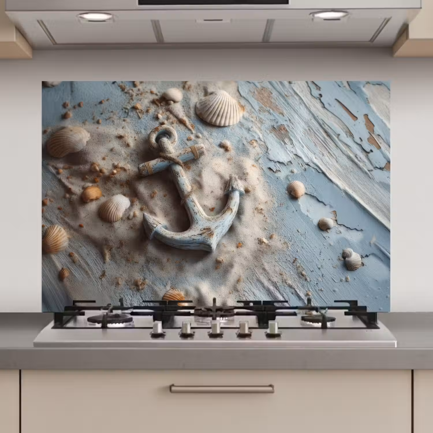Anker - Hout - Schelpen - Zand keuken achterwand spatscherm klein -3d_website