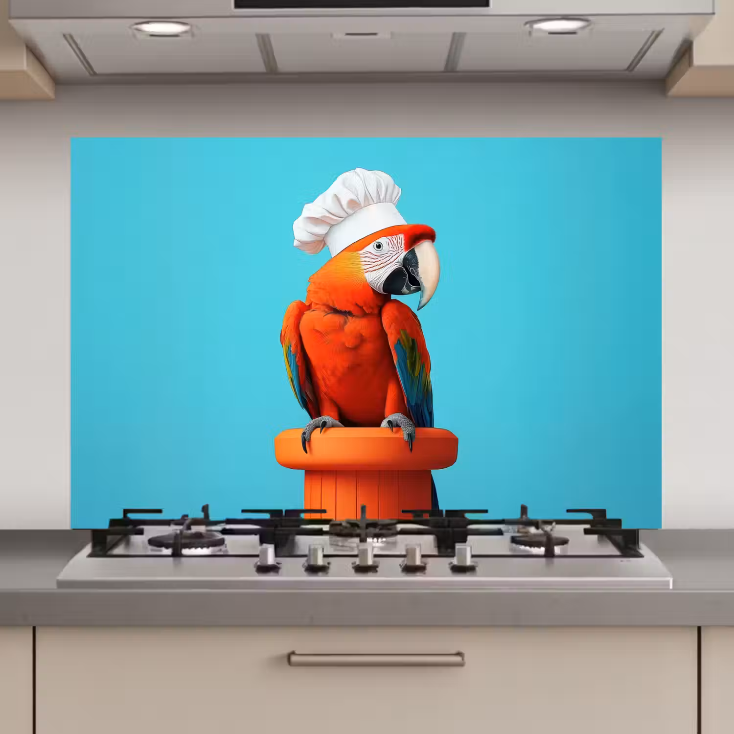 Ara - Koksmuts - Sokkel - Grappig keuken achterwand spatscherm klein -3d_website