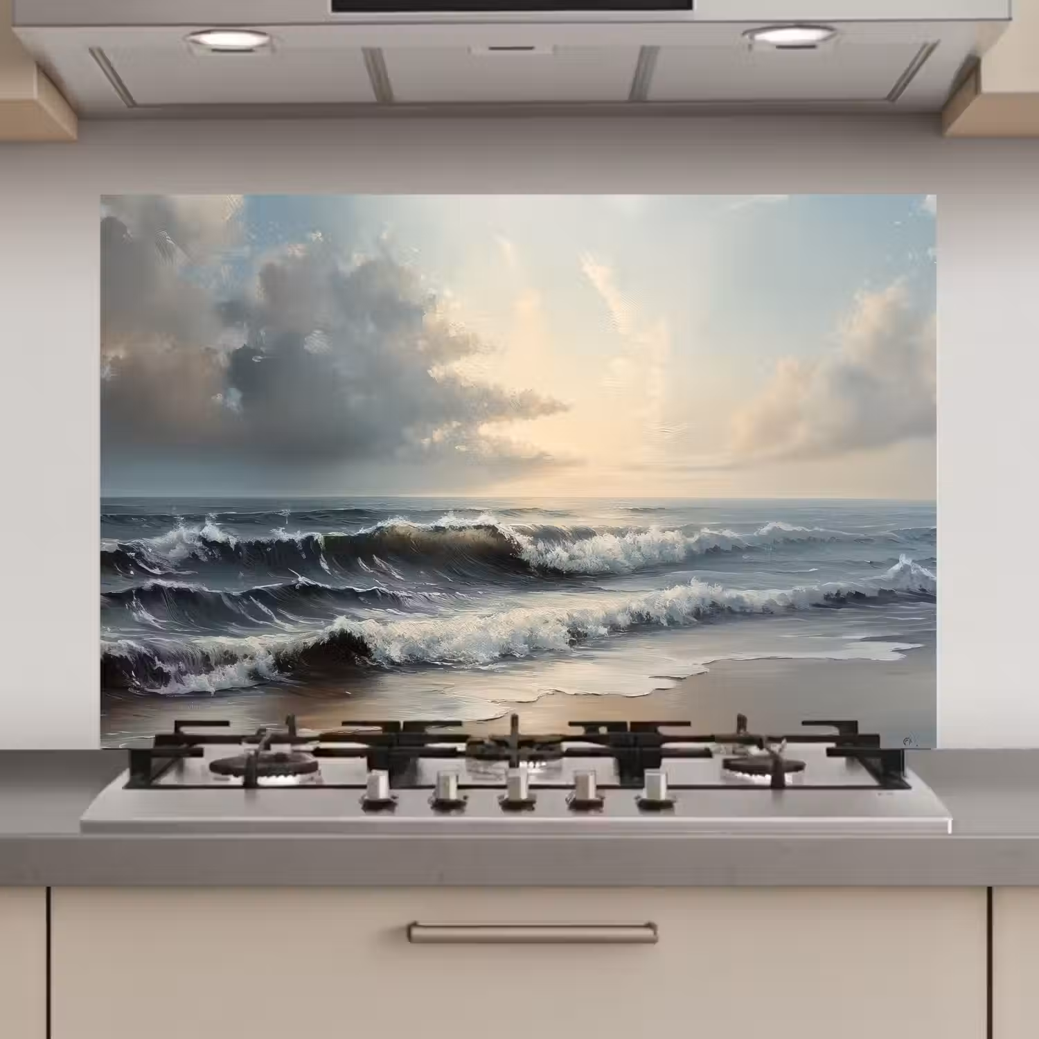 Strand - Zee - Zonsondergang keuken achterwand spatscherm klein -3d_website
