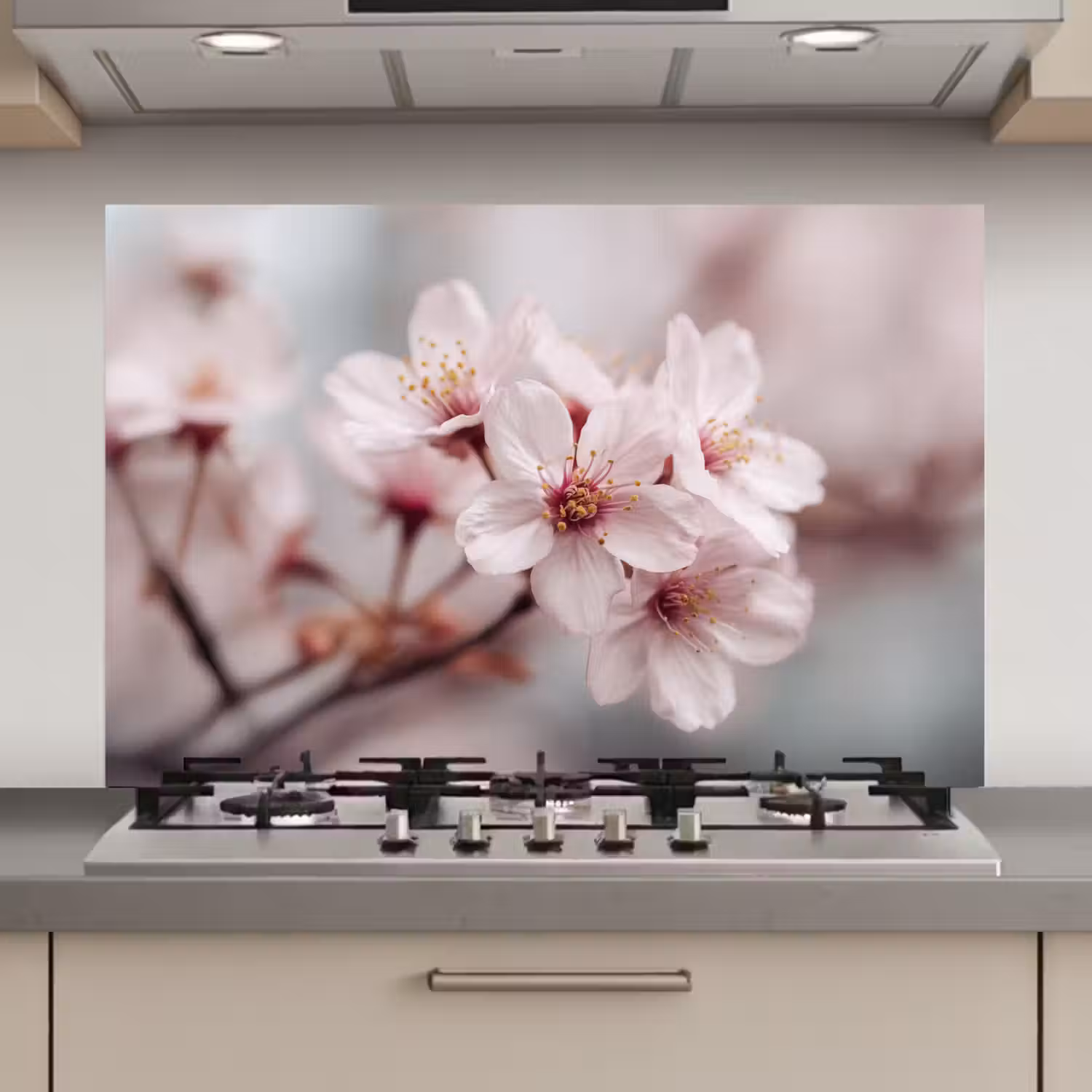 Bloesems - Meeldraden - Geel - Wazig keuken achterwand spatscherm klein -3d_website