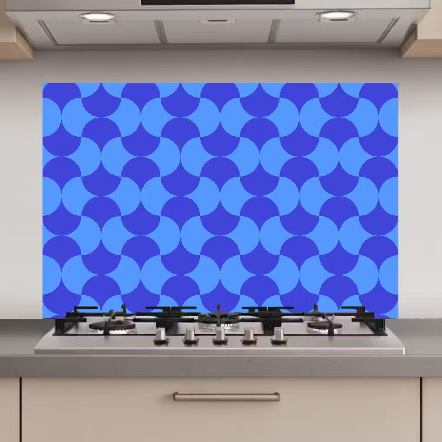 Blauw - Maanvlakken - Patroon keuken achterwand spatscherm klein 900 -3d_website