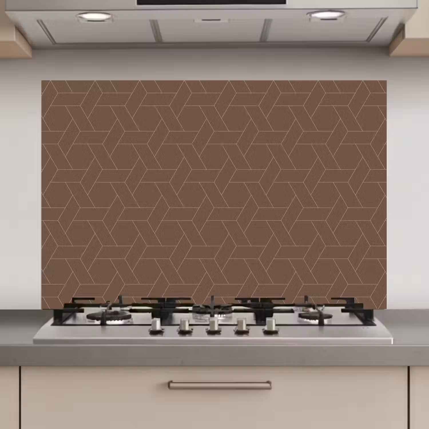 Bruin - Roze - Patroon keuken achterwand spatscherm klein 900 -3d_website