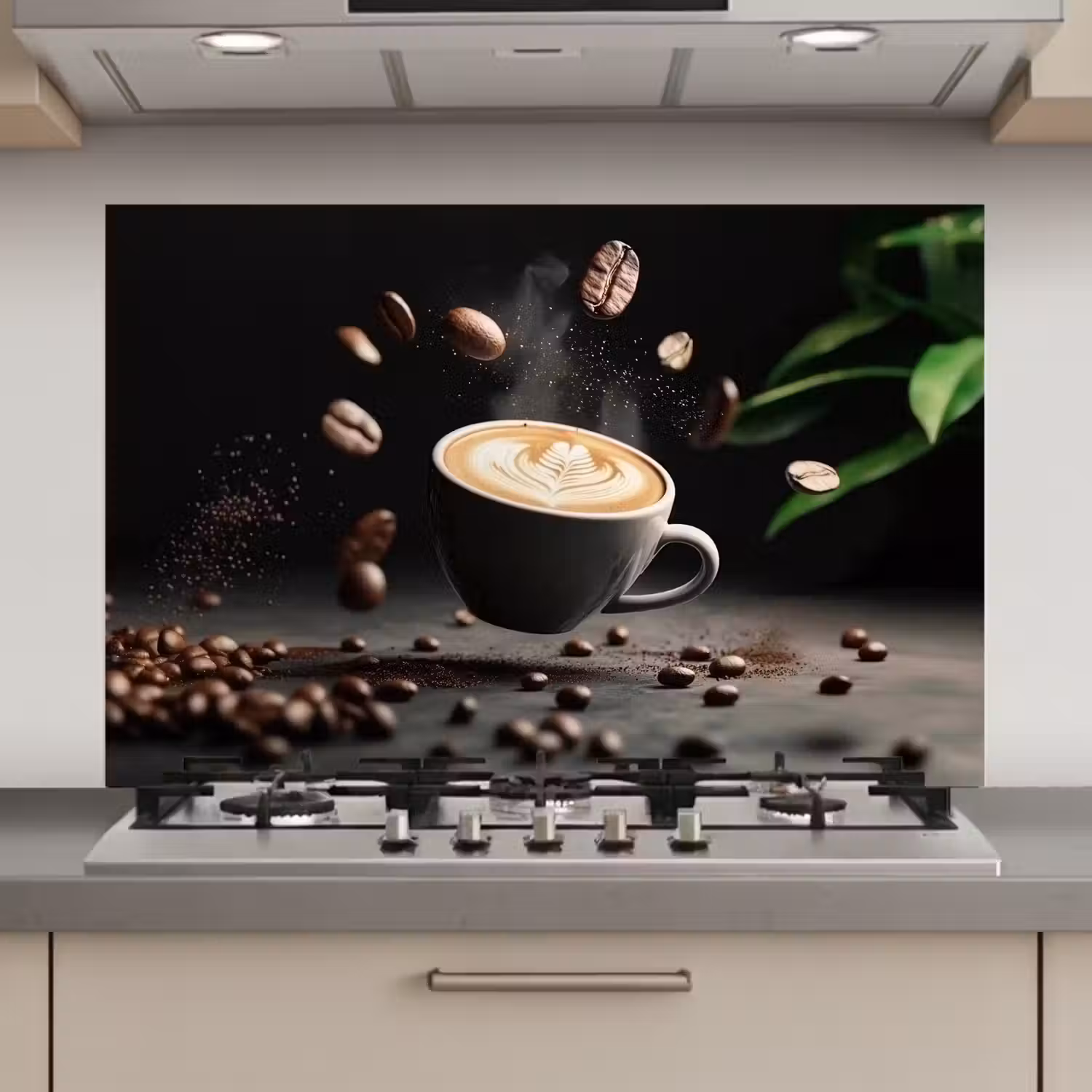 Cappuccino - Kop - Bonen - Bruin keuken achterwand spatscherm klein -3d_website