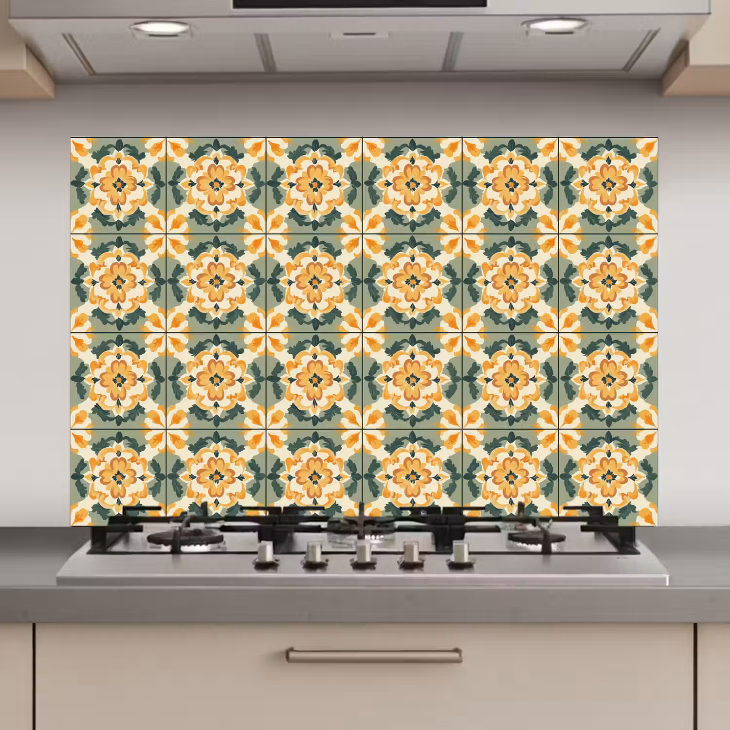 Keramiek - Verweerd - Kleurrijk keuken achterwand spatscherm klein 900 -3d_website