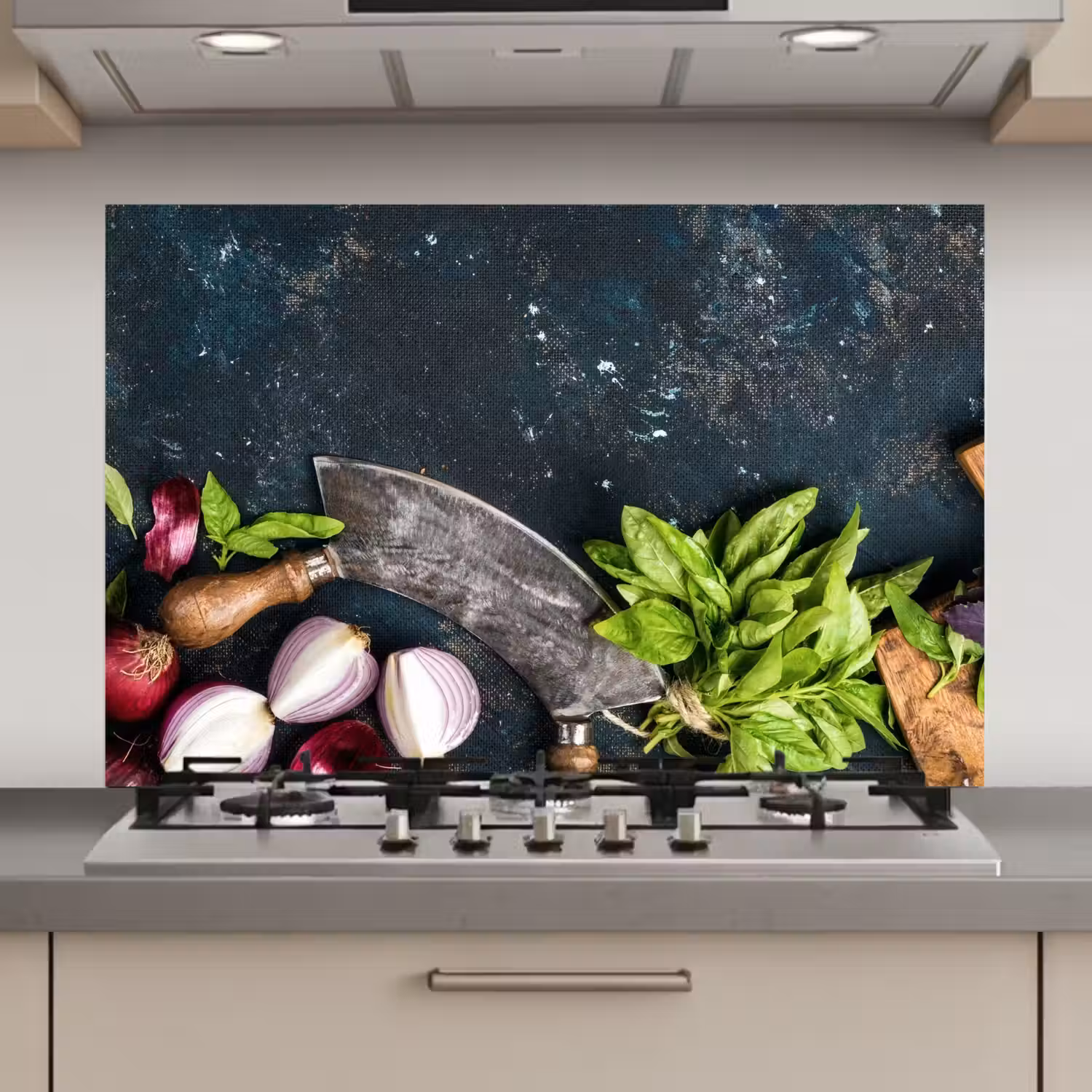 Koksmes en Verse Ingrediënten keuken achterwand spatscherm klein -3d_website