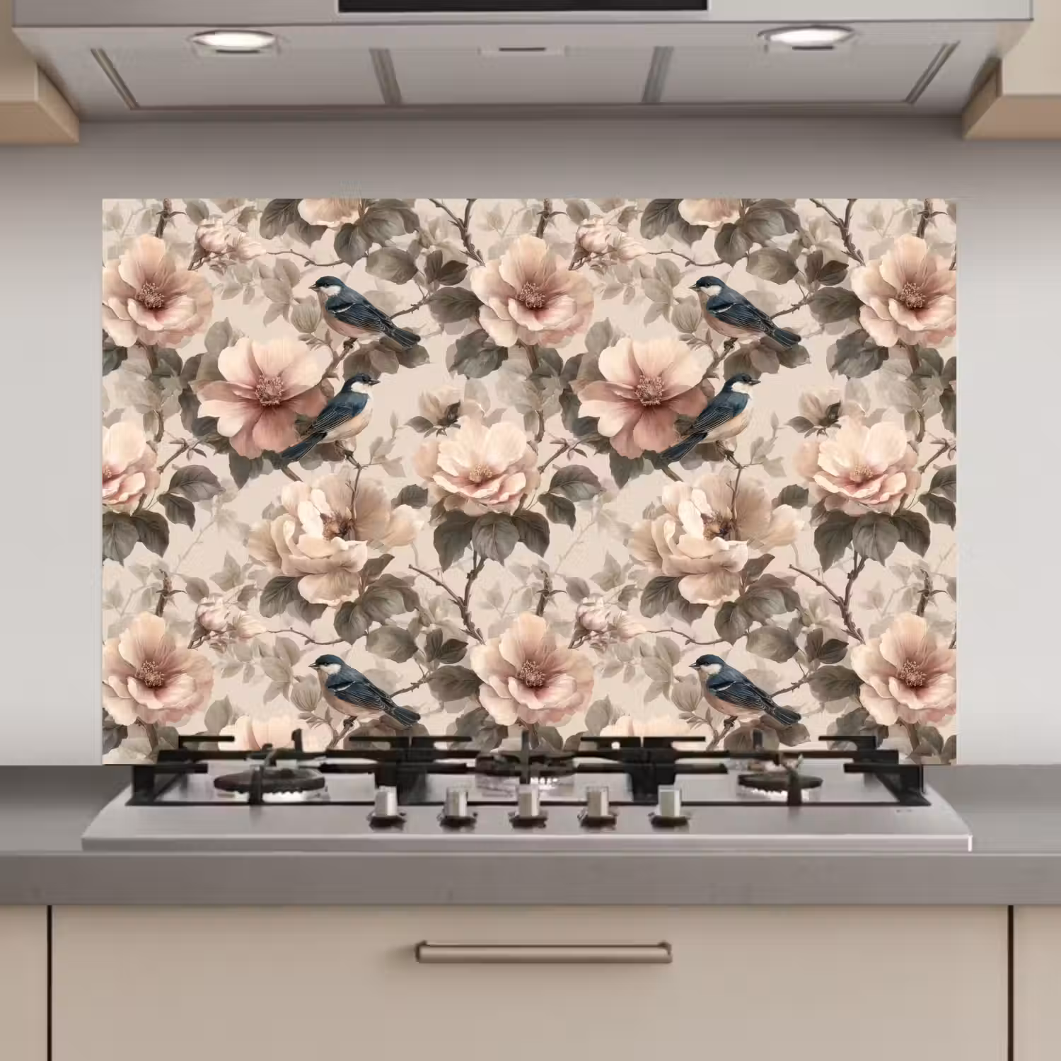 Klassiek - Vogels - Kleurrijk keuken achterwand spatscherm klein 900 -3d_website