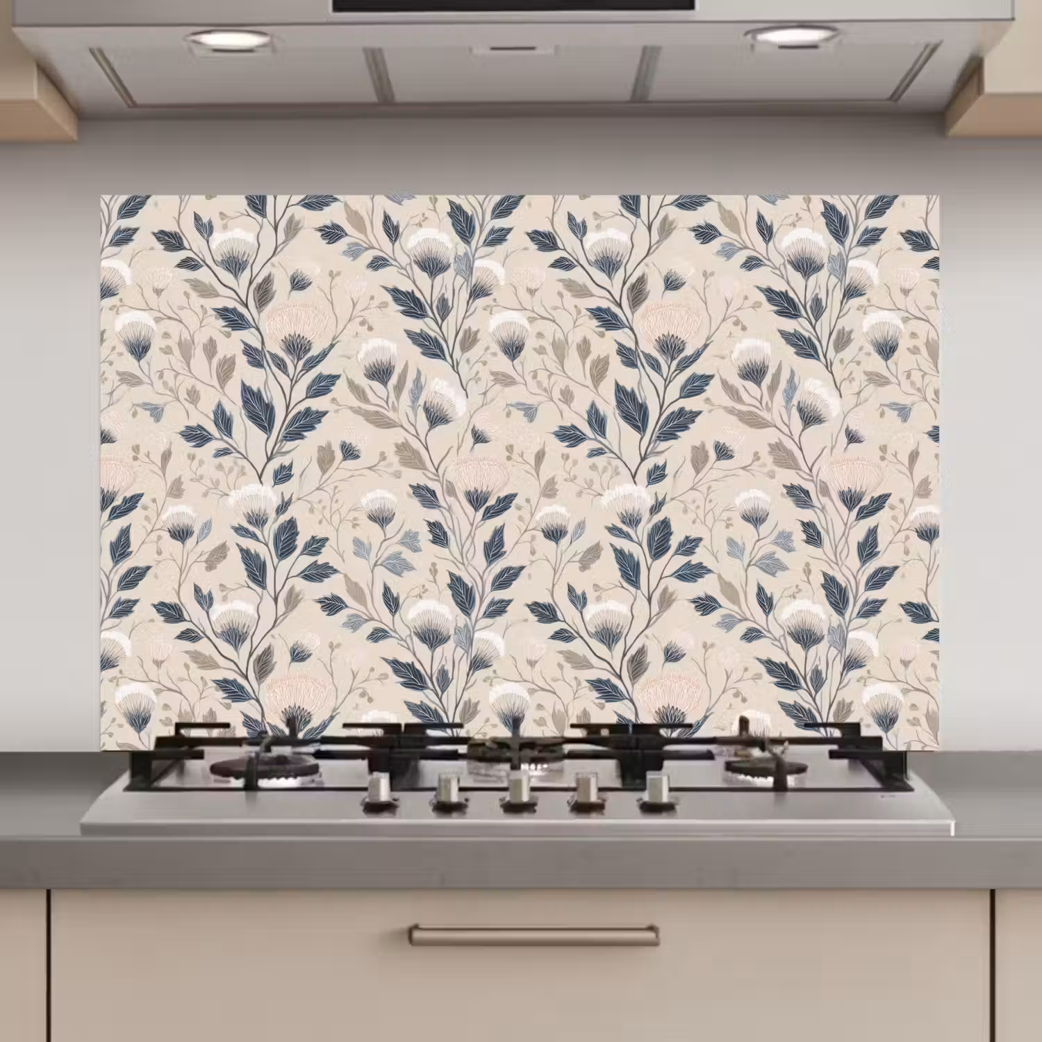 Klassiek - Botanisch - Kleurrijk keuken achterwand spatscherm klein 900 -3d_website