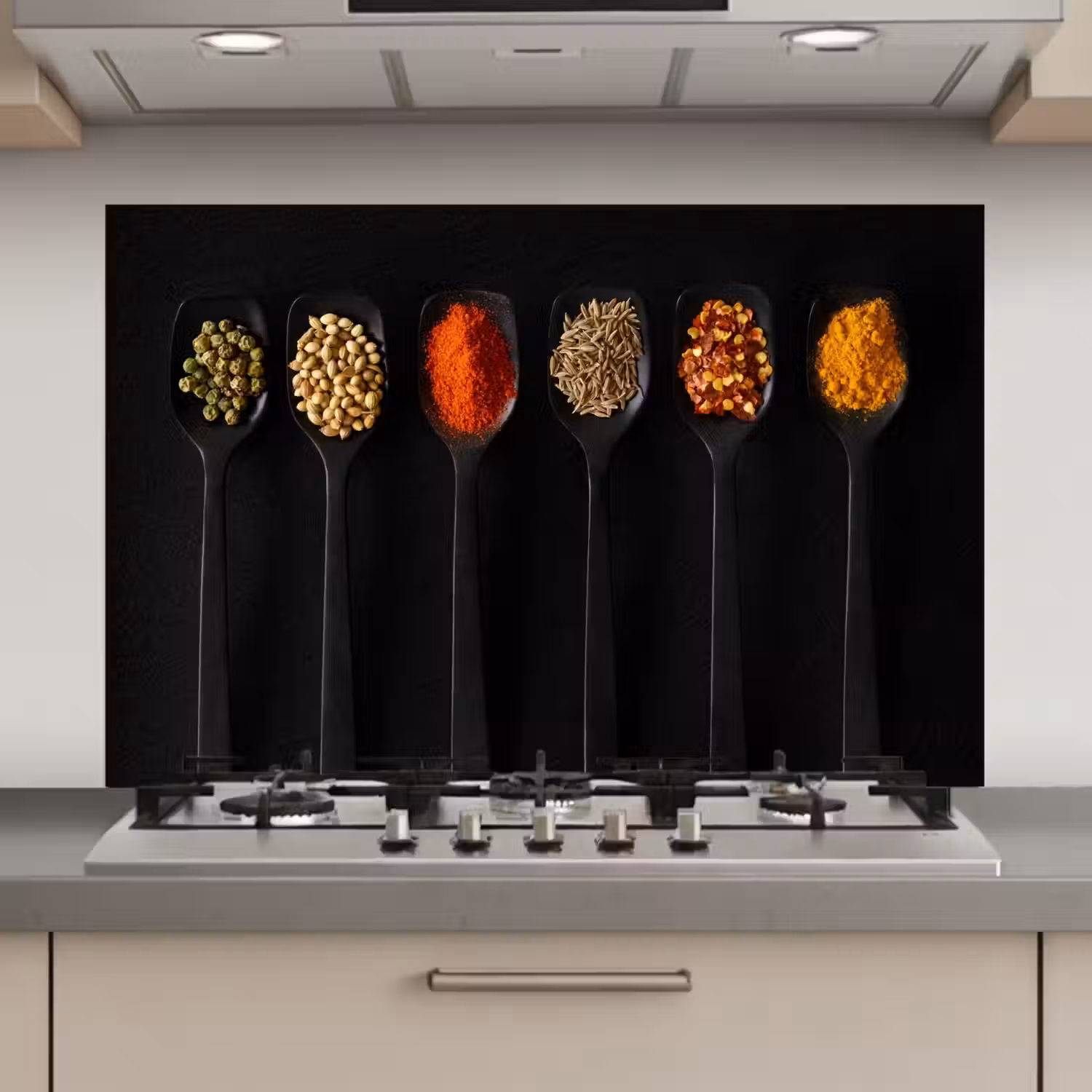 Kleurrijk Kruiden Kwartet keuken achterwand spatscherm klein -3d_website