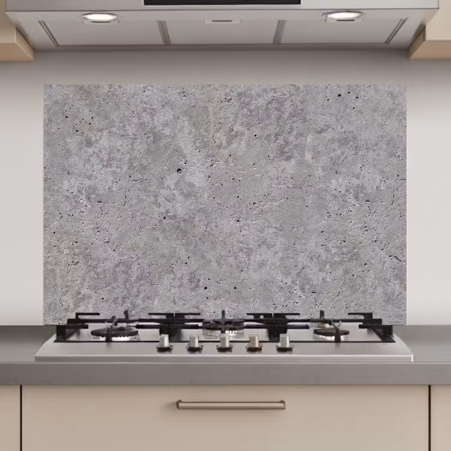Beton - Leisteen - Grijs - Betonstructuur keuken achterwand spatscherm klein -3d_website