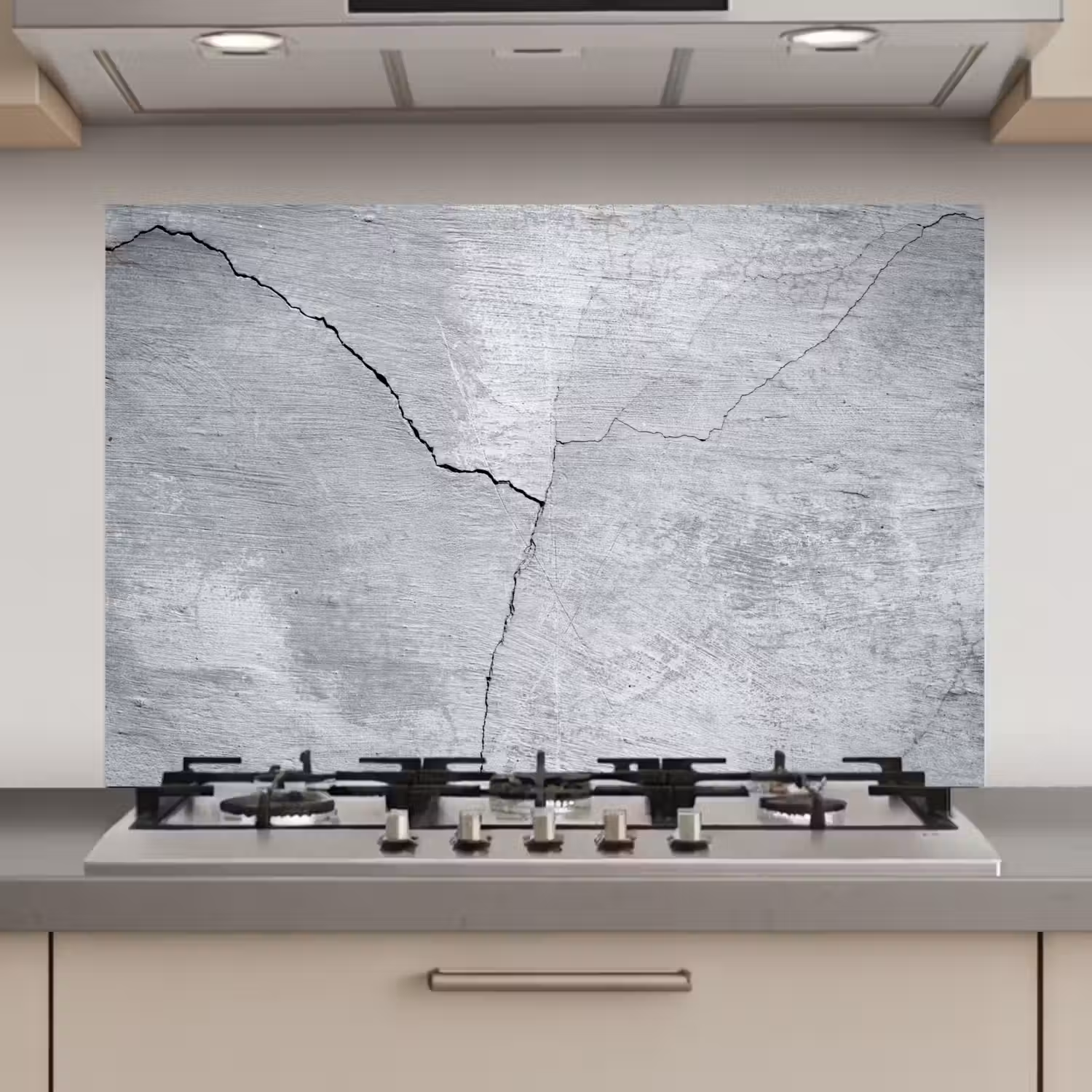 Beton - Scheur - Grijs keuken achterwand spatscherm klein -3d_website