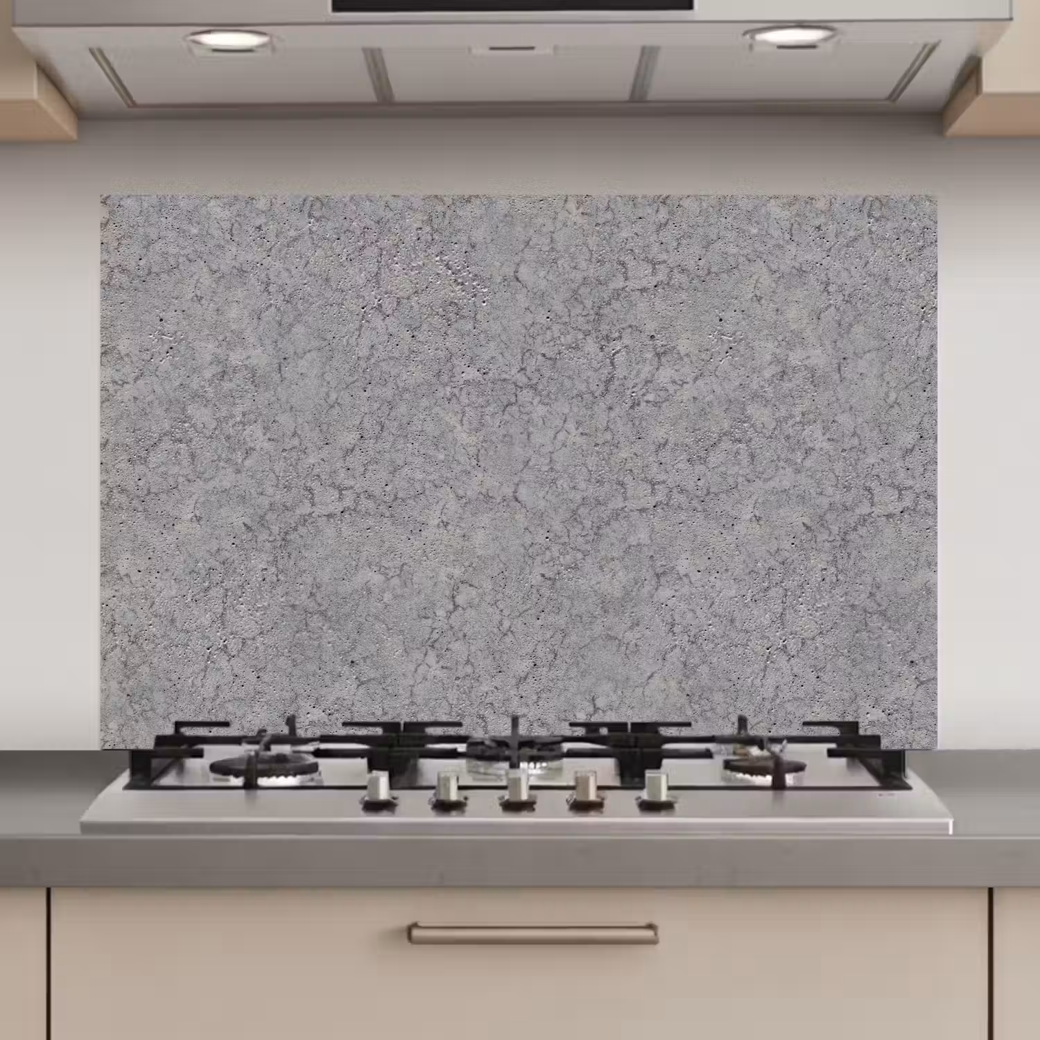 Beton - Muur - Patronen - Industrieel keuken achterwand spatscherm klein 900 -3d_website