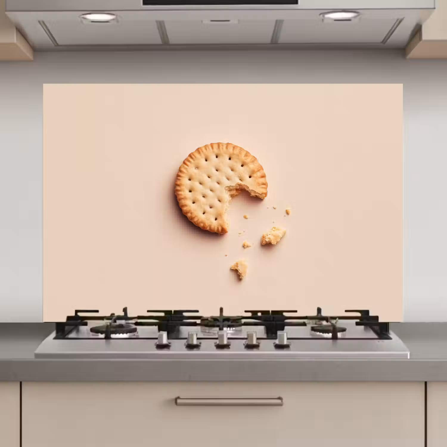 Koekje - Kruimels - beige keuken achterwand spatscherm klein -3d_website