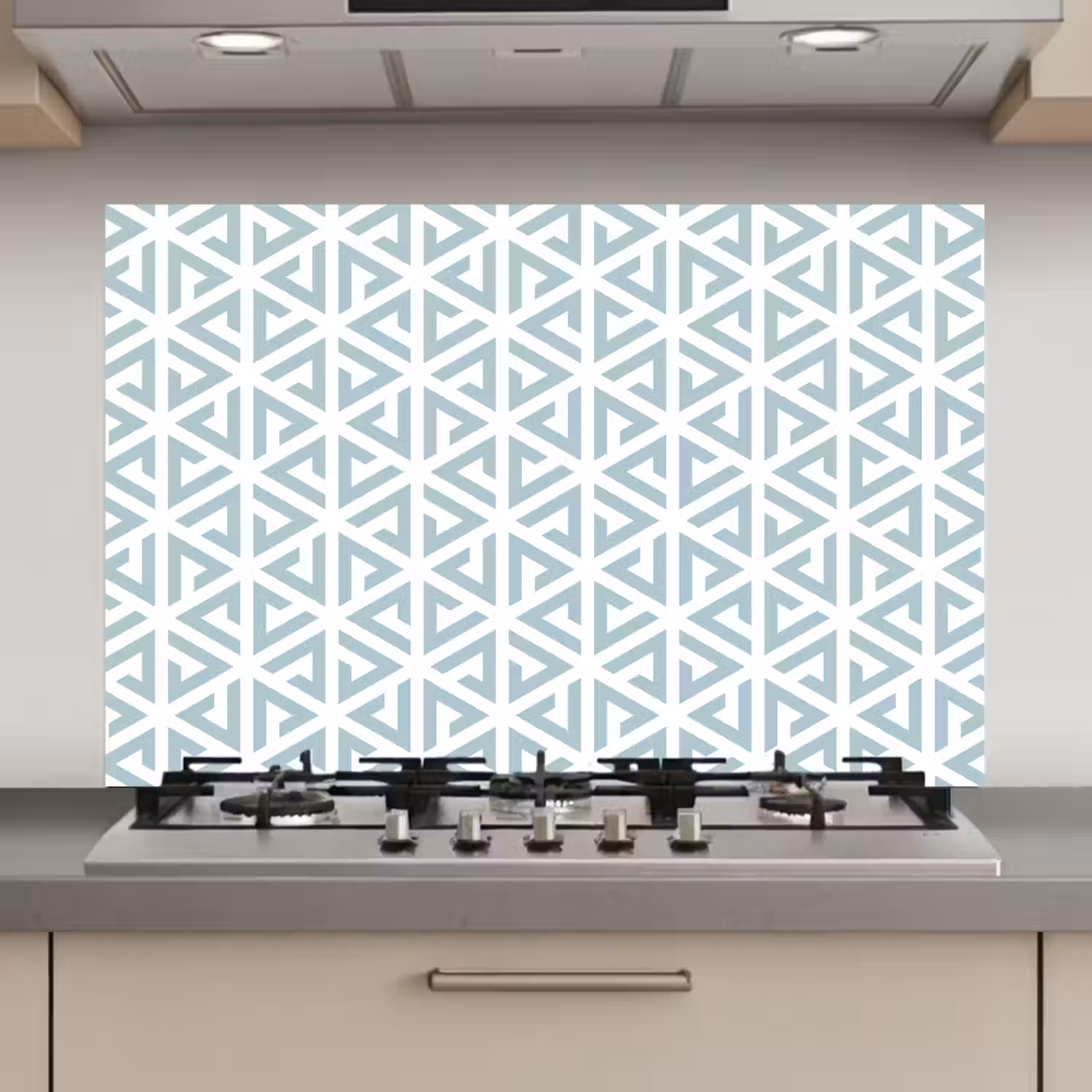 Design - Geometrie - Patroon - Driehoek keuken achterwand spatscherm klein 900 -3d_website