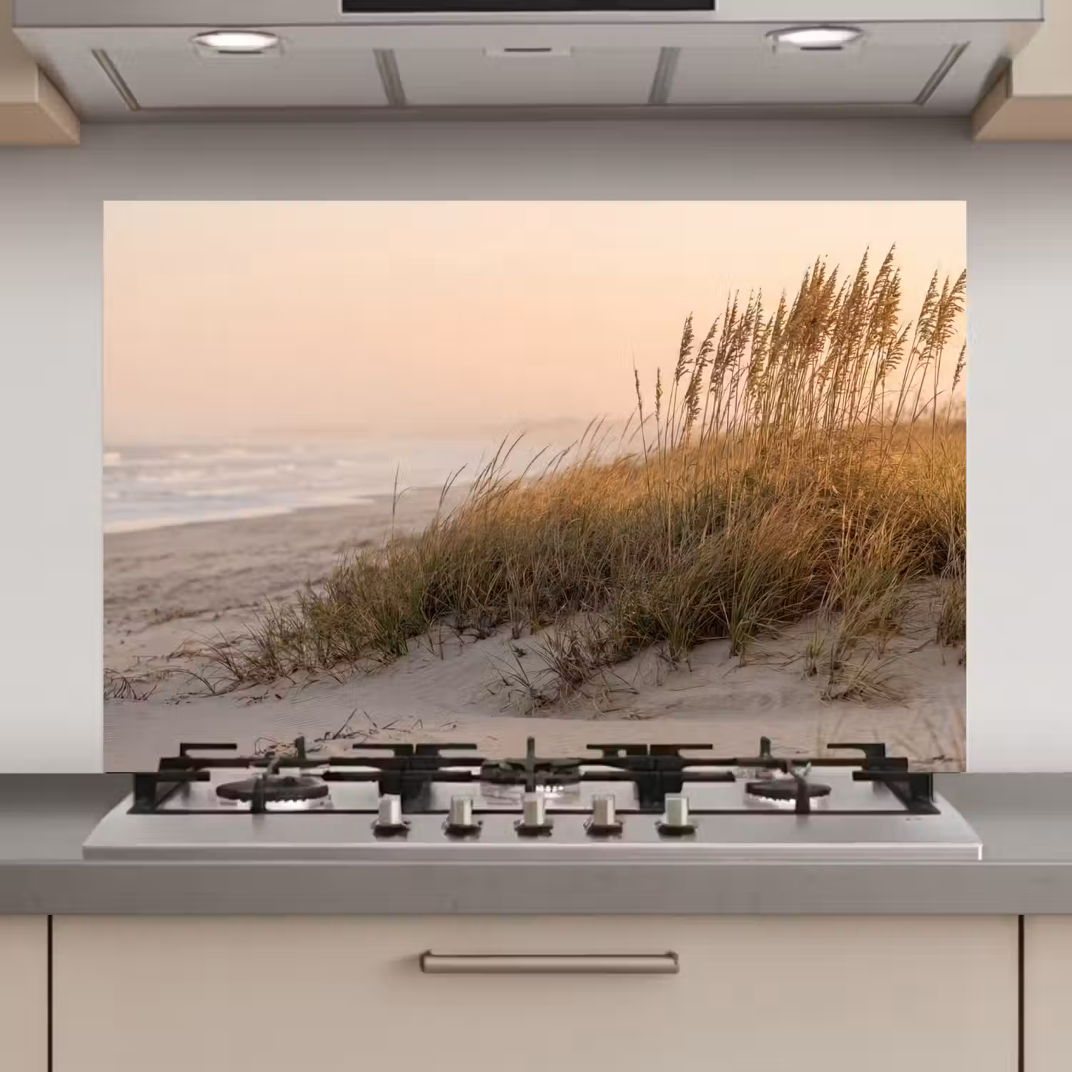 Duinlandschap - Zonsondergang - Strand keuken achterwand spatscherm klein -3d_website