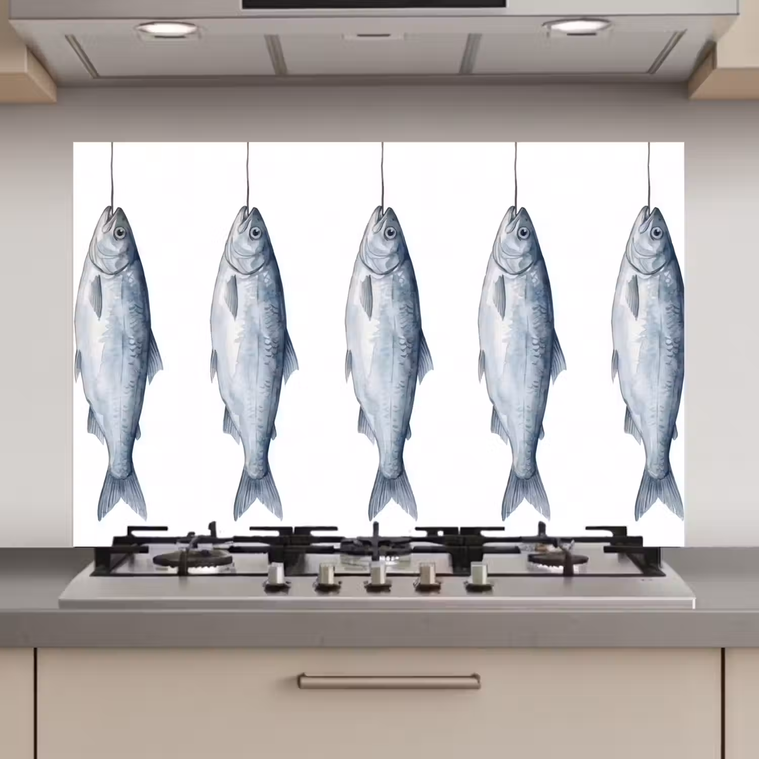 Vissen - Illustratie - Delfts - Blauw keuken achterwand spatscherm klein -3d_website