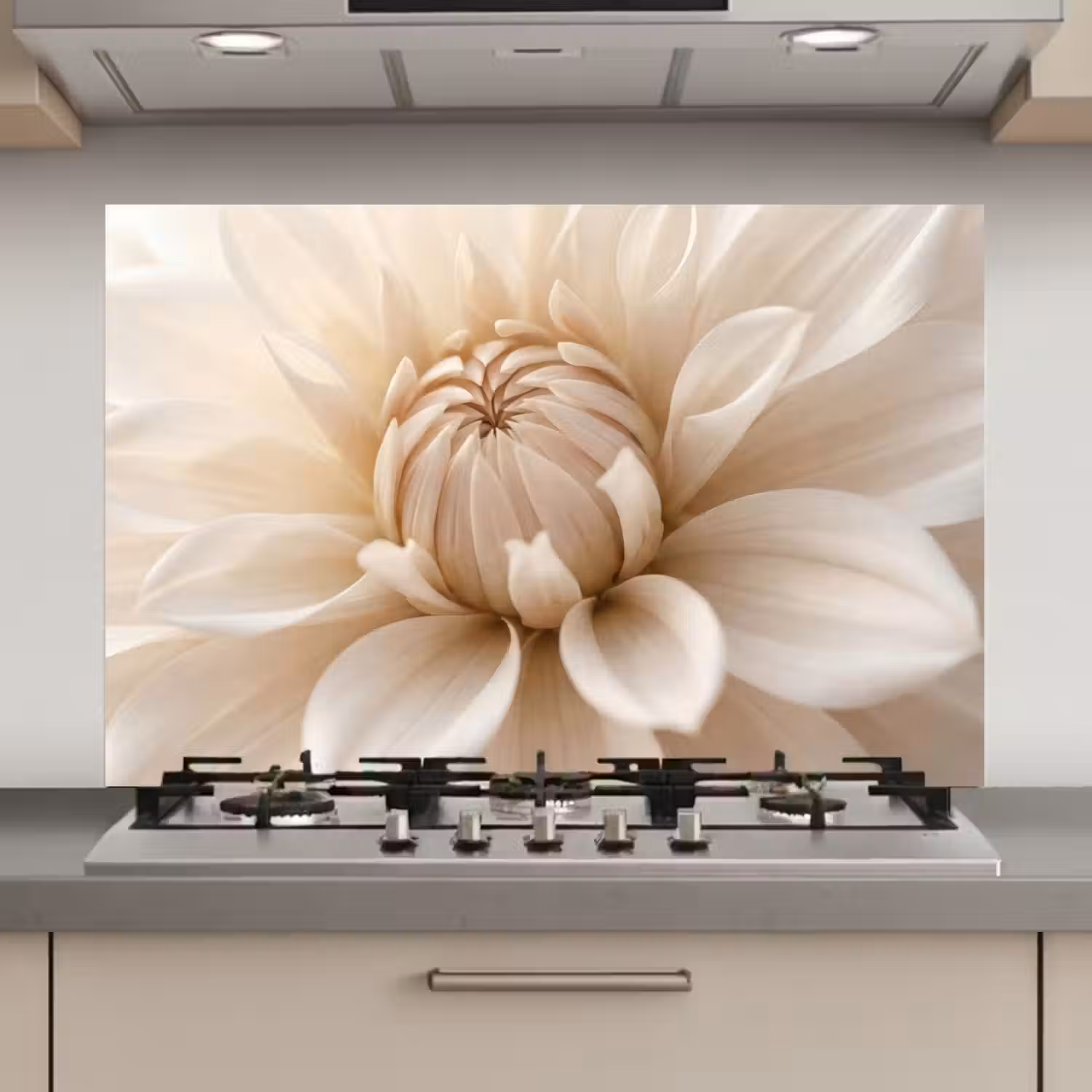 Bloem - Dahlia - Wit keuken achterwand spatscherm klein -3d_website