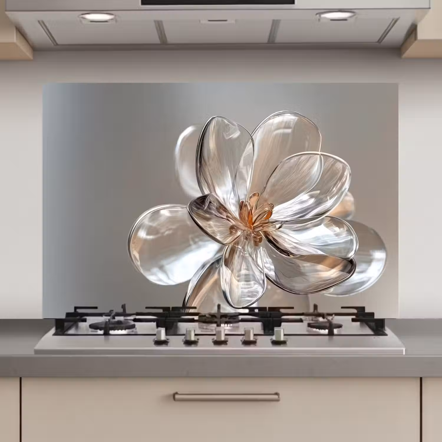 Bloem - Glazen - Doorzichtig keuken achterwand spatscherm klein -3d_website