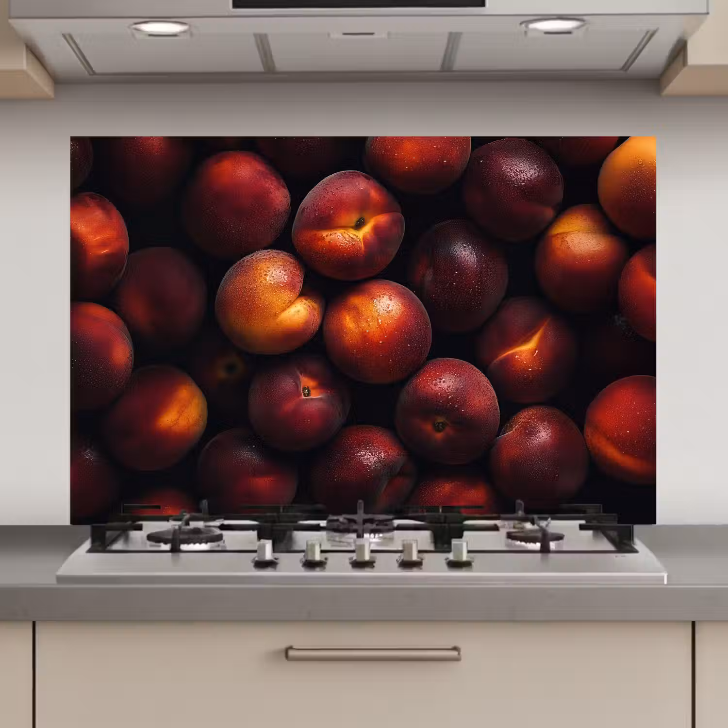 Fruit - Close up - Nectarines keuken achterwand spatscherm klein -3d_website